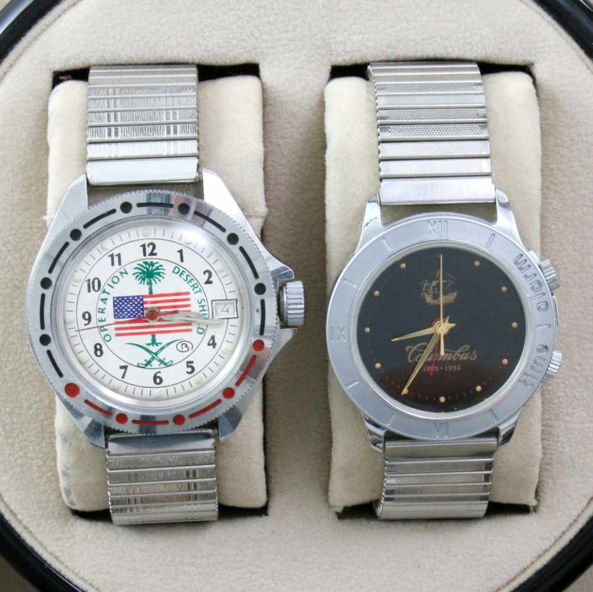 Sammlung Armbanduhren - 10 Stück - Russland, USA, China Vostok Desert Shield, Handaufzug, 200 m - Bild 4 aus 6