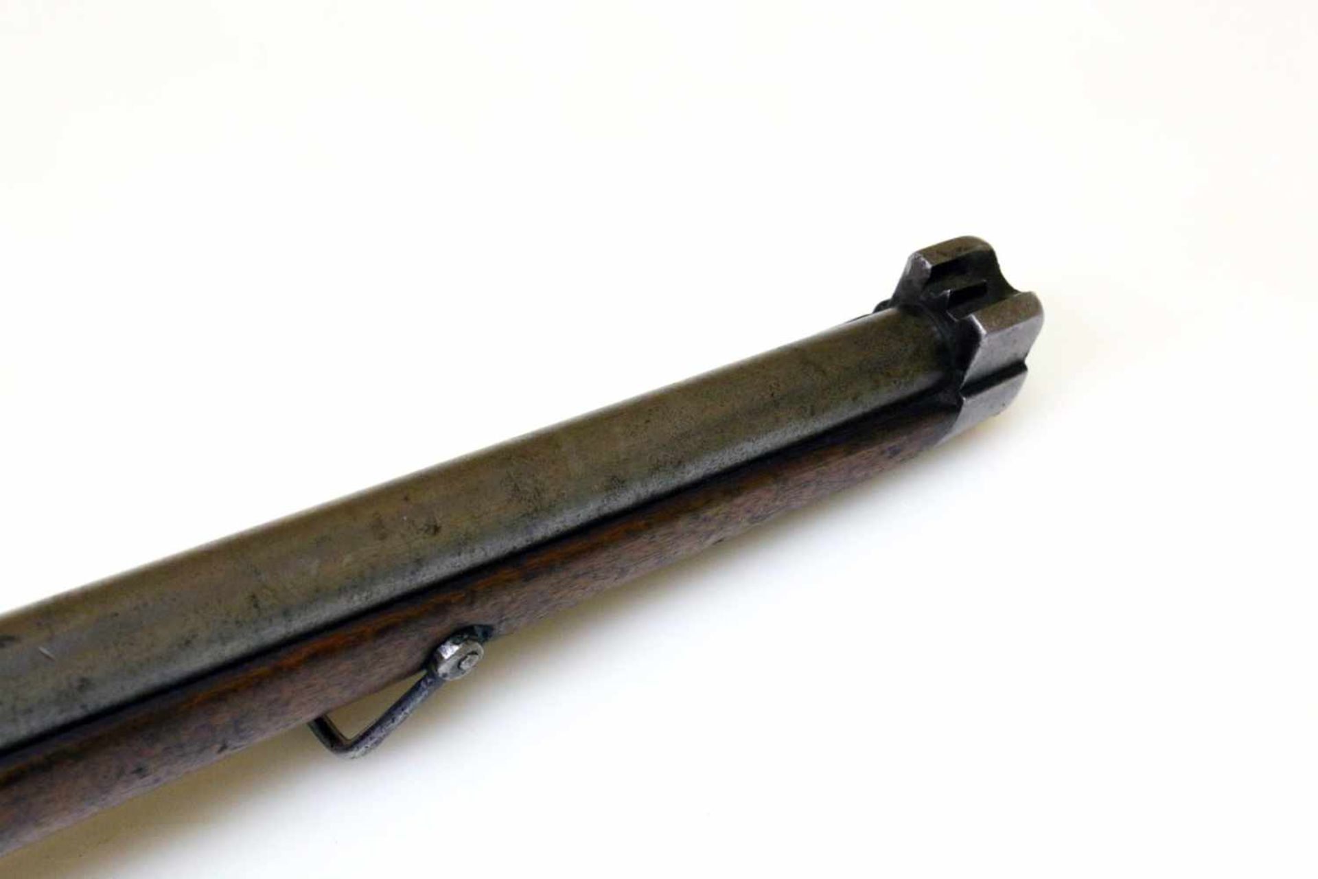 Werder-Karabiner Francotte M1869 Cal. 11mm, Nr. 2386, nummerngleich, Zug- / Feldprofil scharf, - Bild 4 aus 12