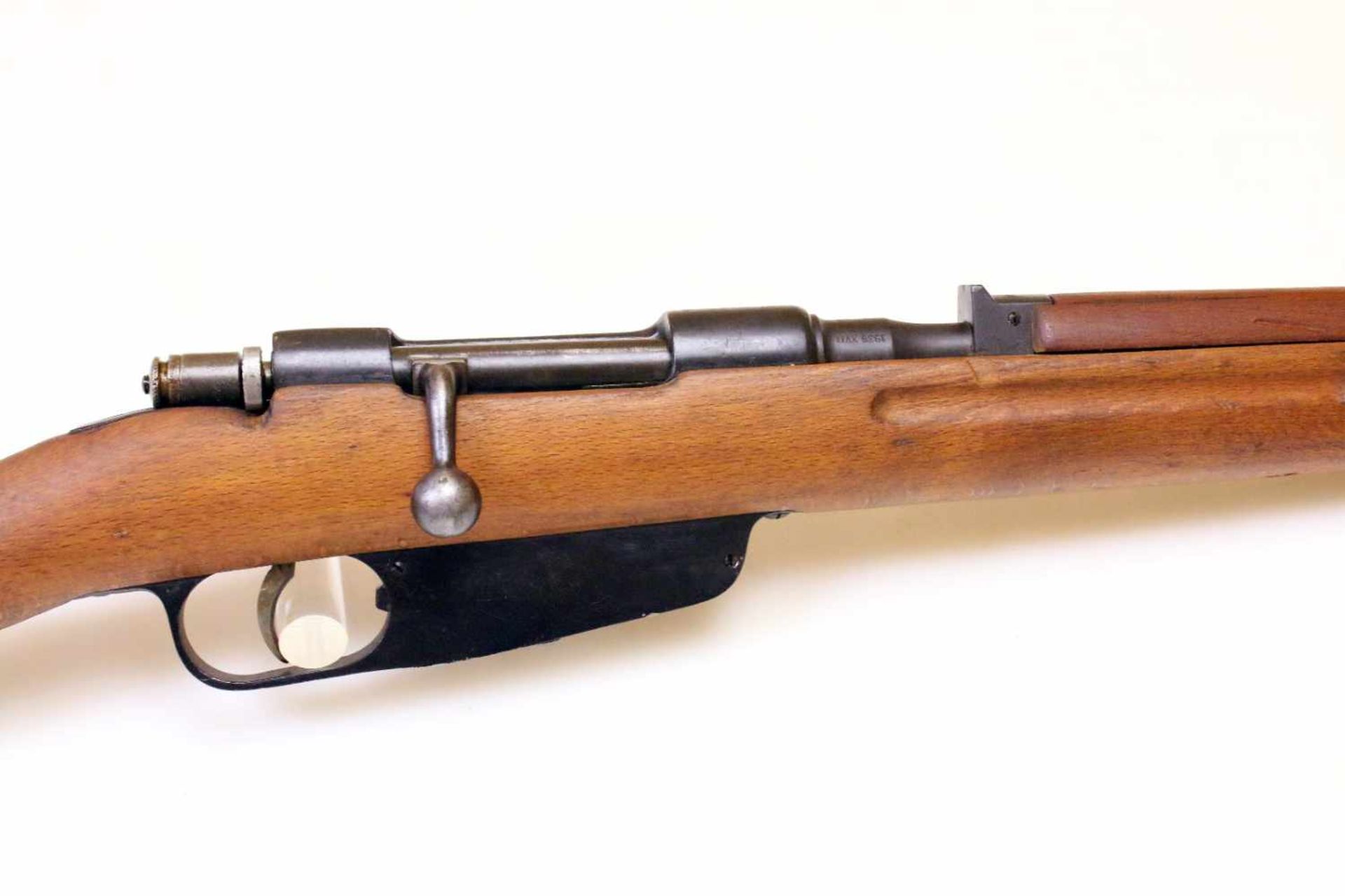 Karabiner Carcano M1938 Cal. 7,35mm carc., Lauf blank, Nr. Y871. Waffe gefertigt 1939 in Terni. - Bild 2 aus 12