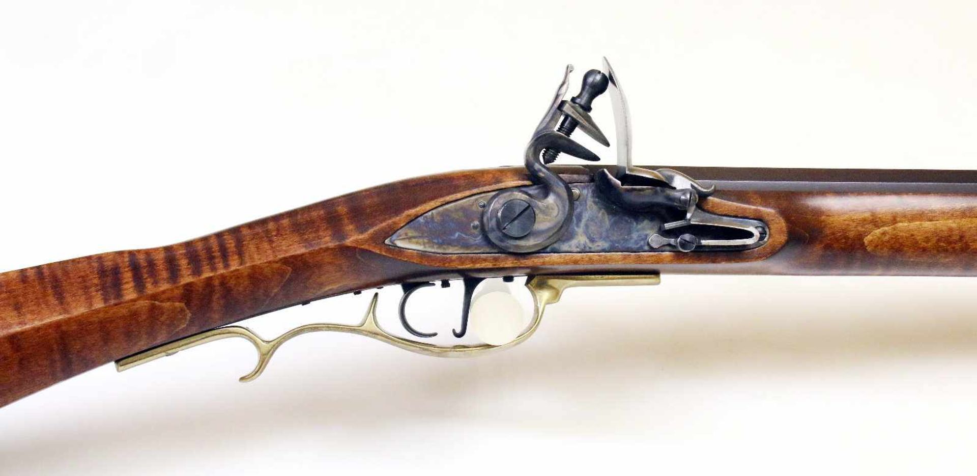 Steinschlossgewehr - Typ " Squirrel Rifle" von Pedersoli Bräunierter, gezogener Oktagonlauf im - Bild 2 aus 11