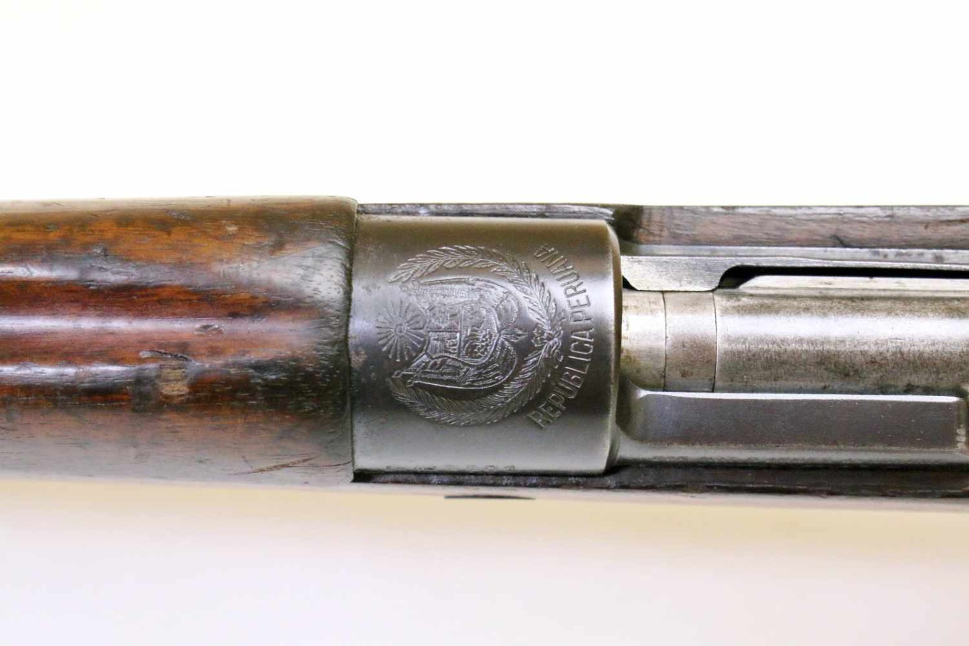 Kurzgewehr FN Mod. 1935 Cal. 7,65 x 53mm, Lauf rauh, Nr. 3301, Schloss nummerngleich. Auf der - Bild 11 aus 11