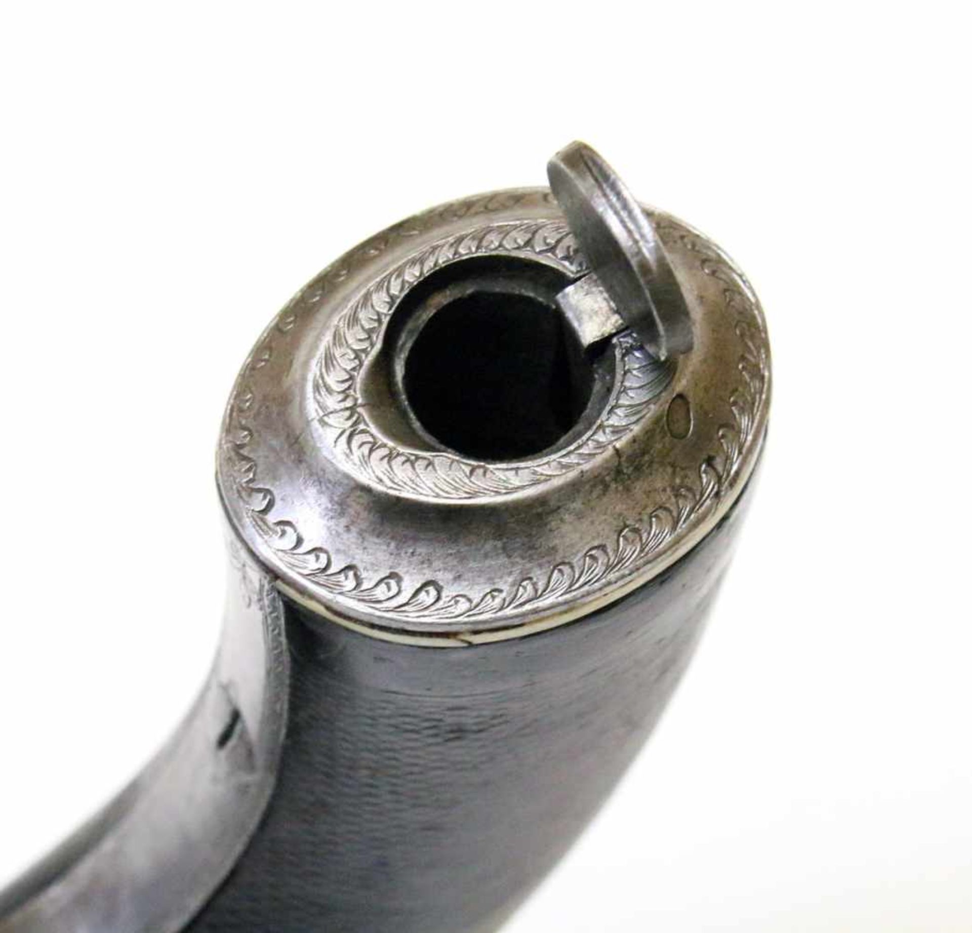 Doppelläufige Perkussionspistole - England um 1850 Cal. 14mm Perk., Zustand 2. Zwei übereinander - Bild 11 aus 15