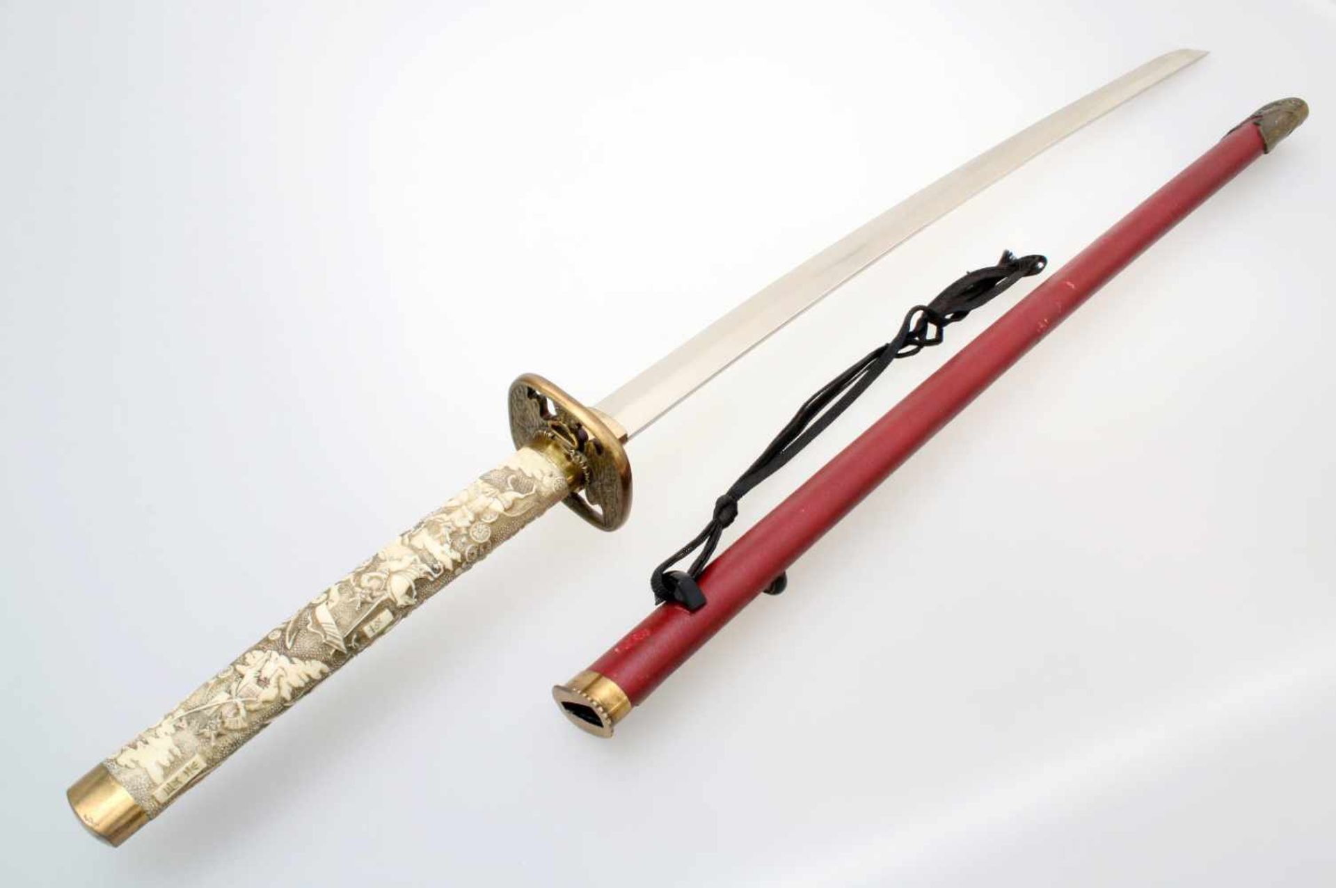 Japan Schwert "Katana" - 20. Jahrhundert Qualitätvolle Sammleranfertigung, nicht geschärfte, - Bild 2 aus 6