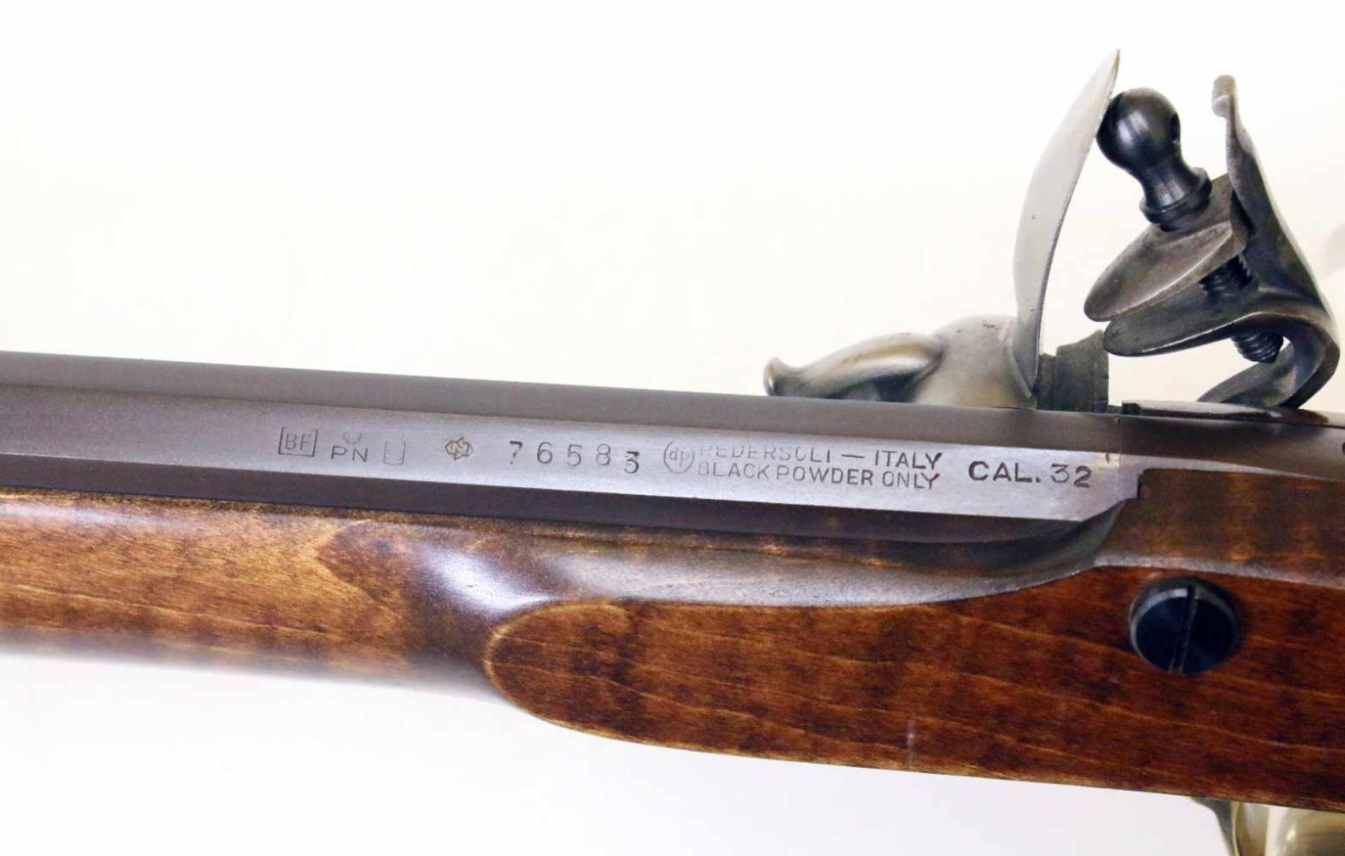 Steinschlossgewehr - Typ " Squirrel Rifle" von Pedersoli Bräunierter, gezogener Oktagonlauf im - Bild 10 aus 11