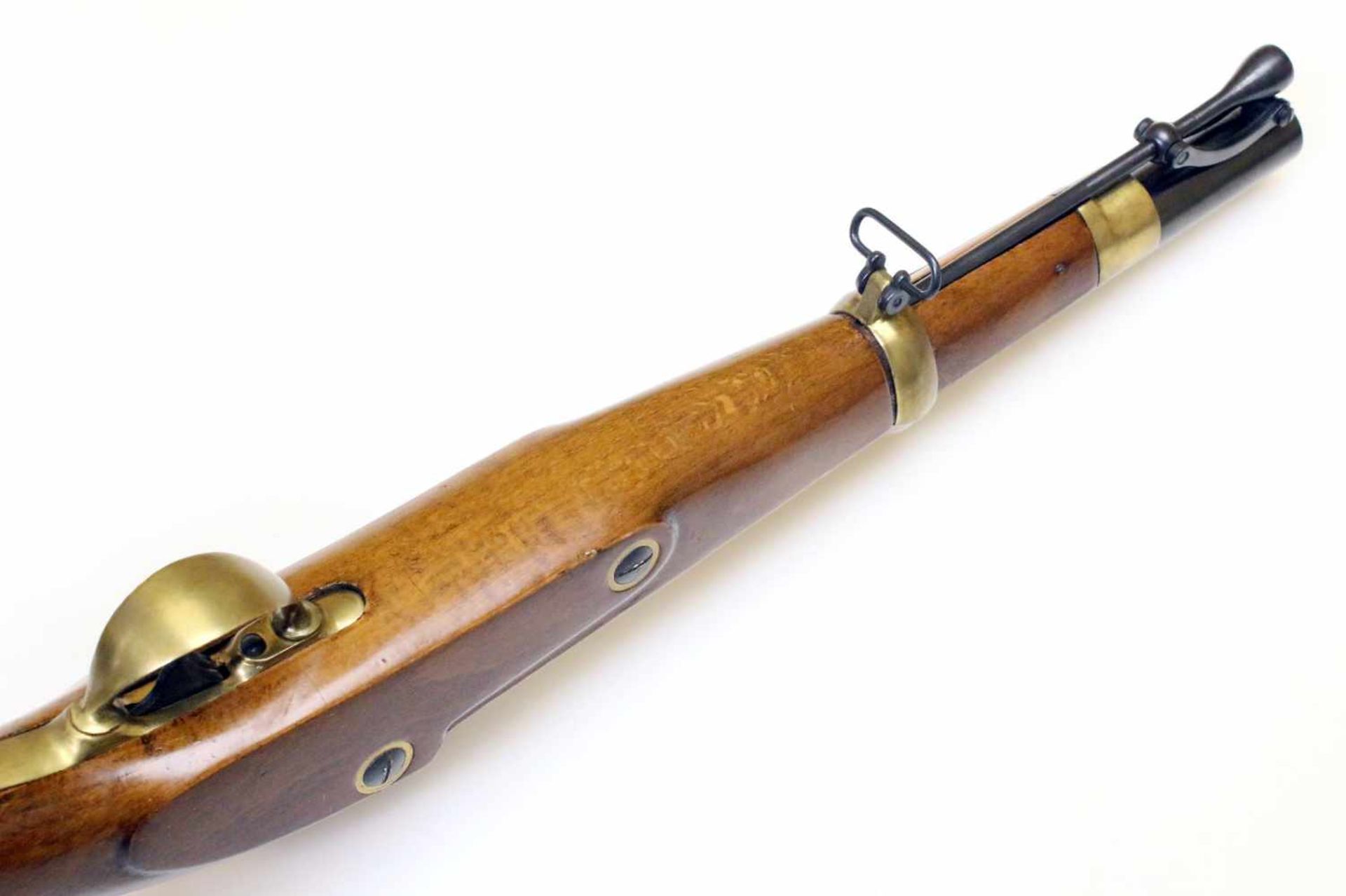Perkussionspistole - I.A.B. (Marcheno), Modell: US 1855 Carbine-Cavalry Cal. .58, Nr. 13865. 6- - Bild 7 aus 9