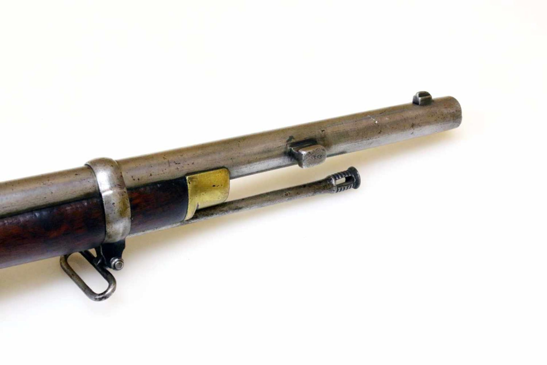 Karabiner System Snider Enfield 1864 Gezogener Lauf im Cal. .577, linksseitig Abnahmen am - Bild 5 aus 13