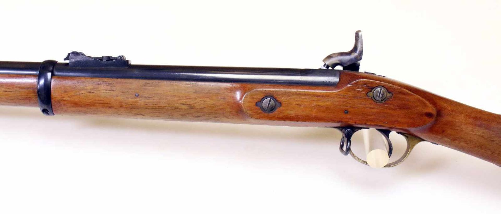 Enfield M1858 2 Band Perkussions-Dienstgewehr von Parker Hale Birmingham England Cal. .58. - Bild 9 aus 12