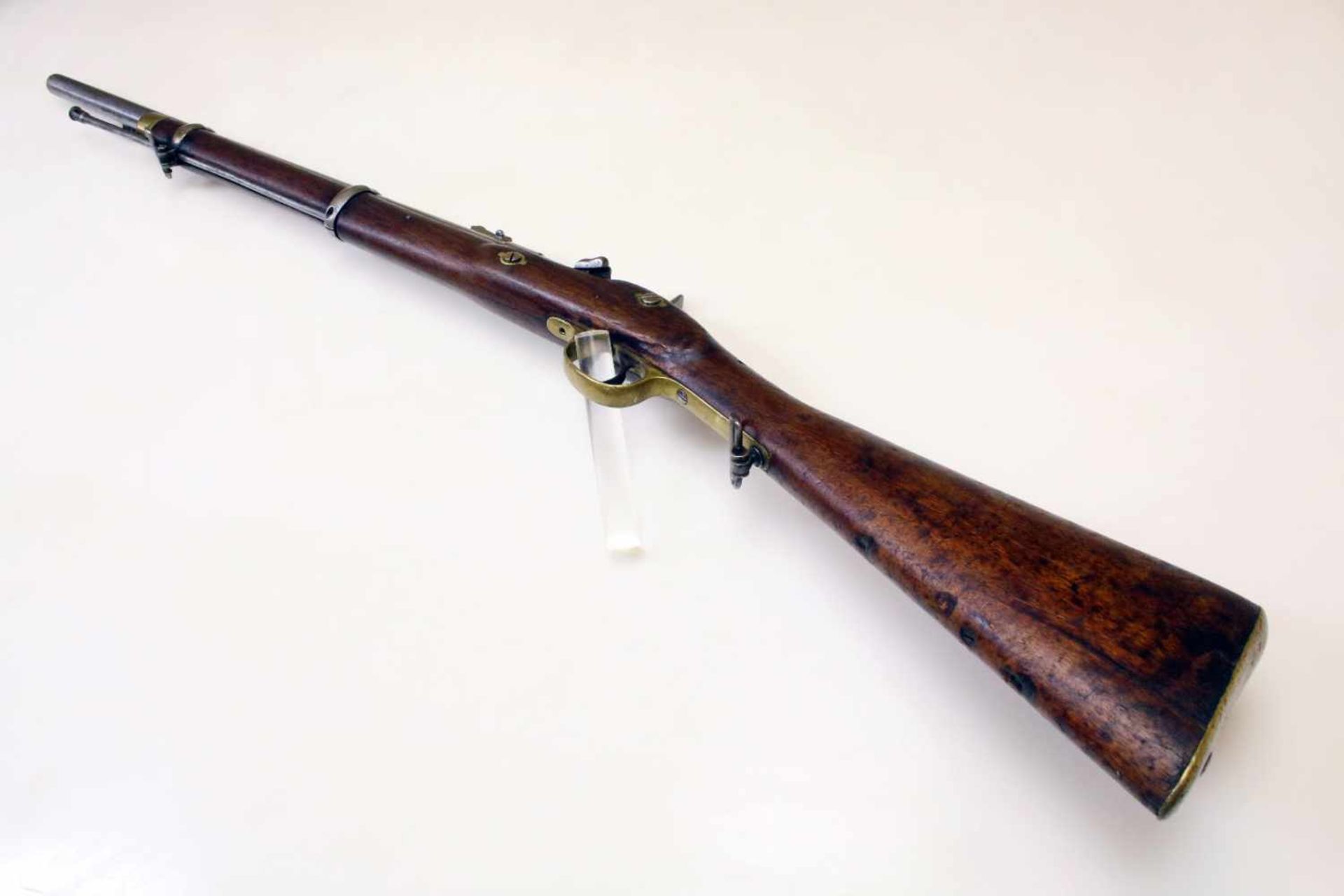 Karabiner System Snider Enfield 1864 Gezogener Lauf im Cal. .577, linksseitig Abnahmen am - Bild 12 aus 13