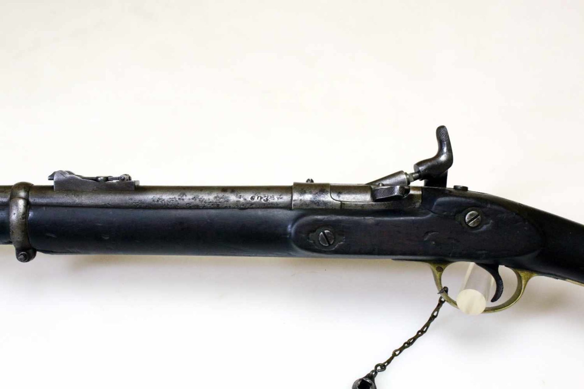 Infanteriegewehr System Snider Enfield Glatter Lauf im Cal. 15mm, Laufseele rauh, verschmutzt, - Bild 9 aus 13