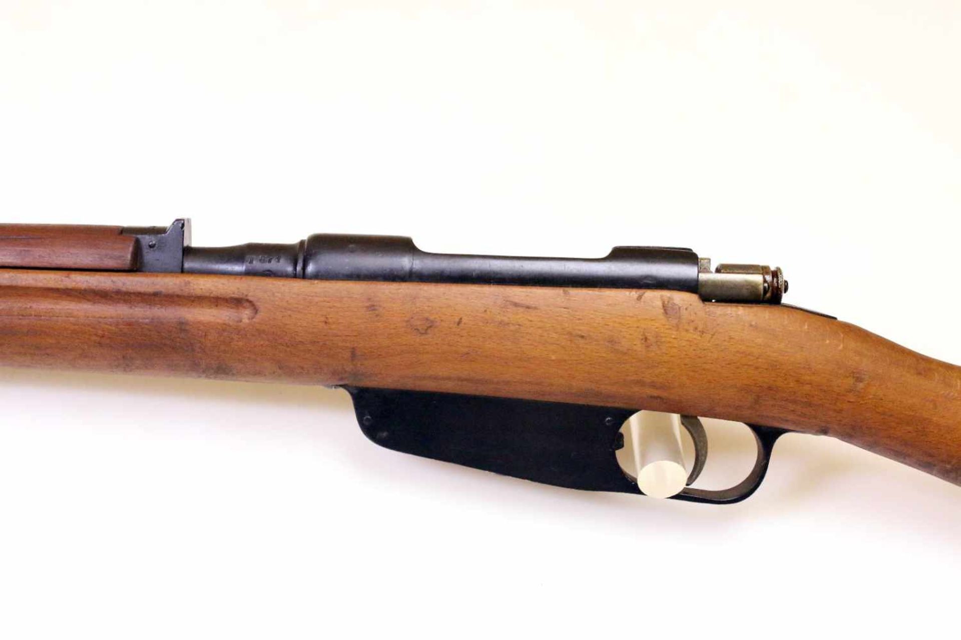 Karabiner Carcano M1938 Cal. 7,35mm carc., Lauf blank, Nr. Y871. Waffe gefertigt 1939 in Terni. - Bild 7 aus 12