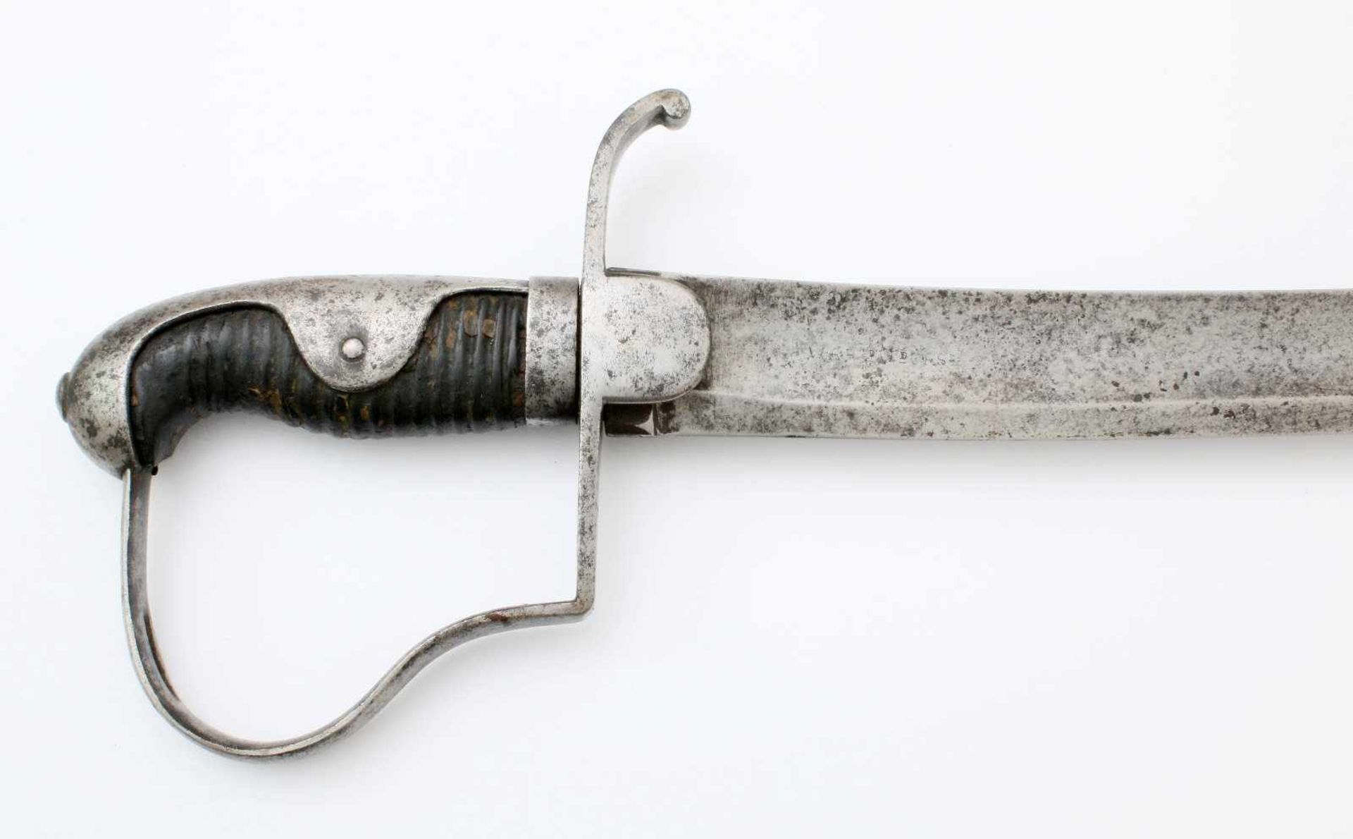 Preussen - Säbel M1811 sogenannter "Blüchersäbel" Breite, gekehlte Rückenklinge, eisernes - Bild 3 aus 4