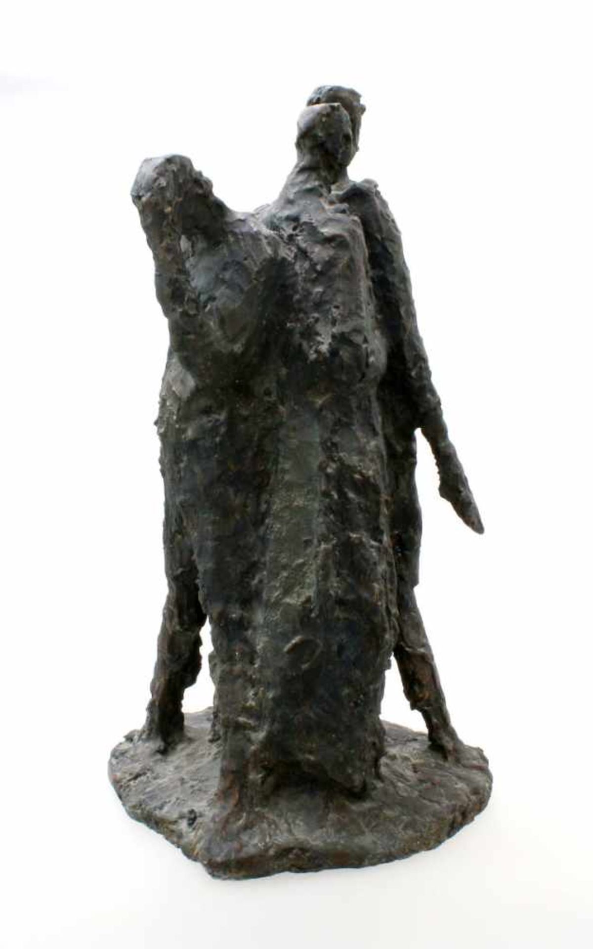 Expressionistische Skulptur - "4 Männer" - Markus Delago (*1964) Schwere, große Figurengruppe im - Bild 2 aus 6