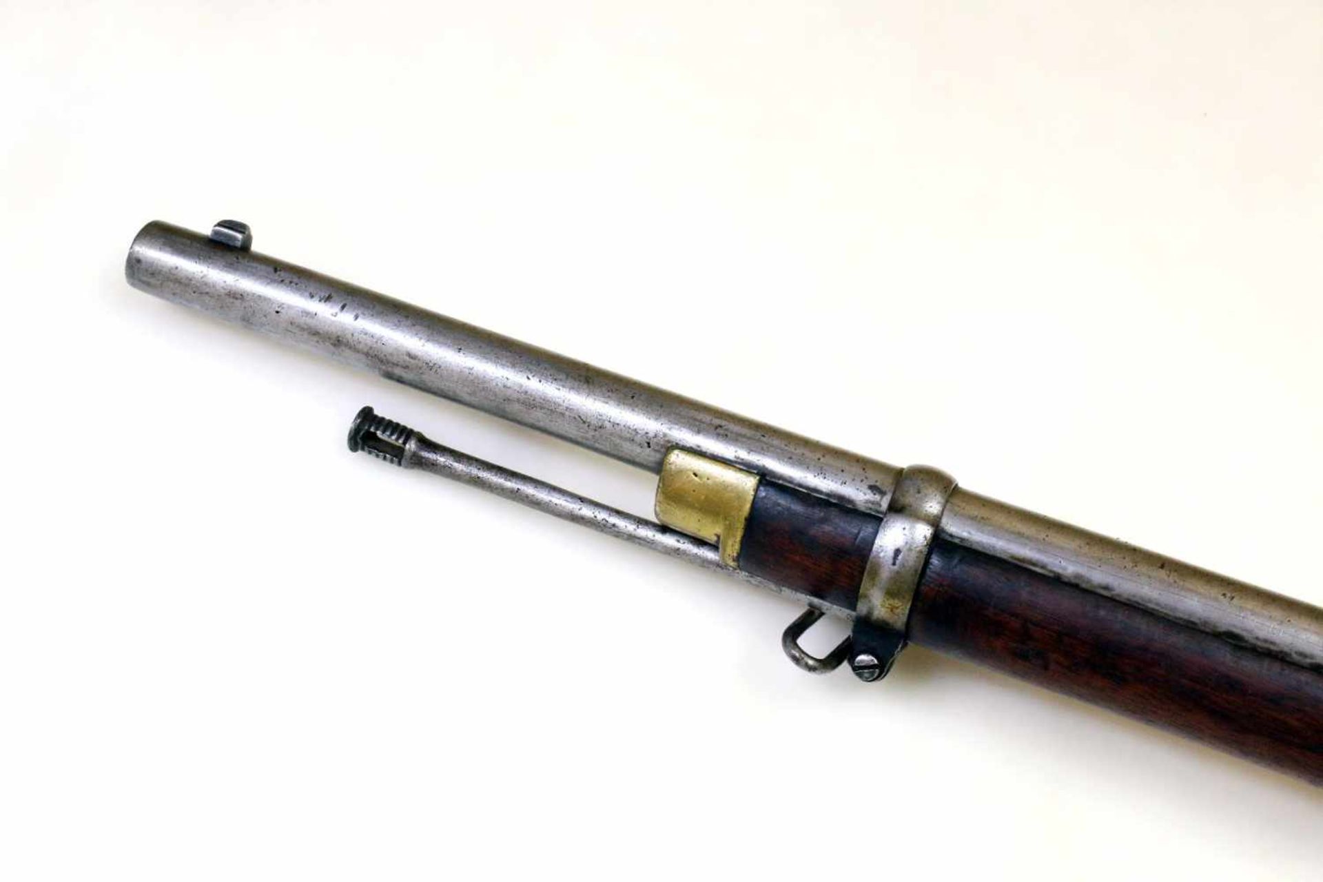 Karabiner System Snider Enfield 1864 Gezogener Lauf im Cal. .577, linksseitig Abnahmen am - Bild 9 aus 13