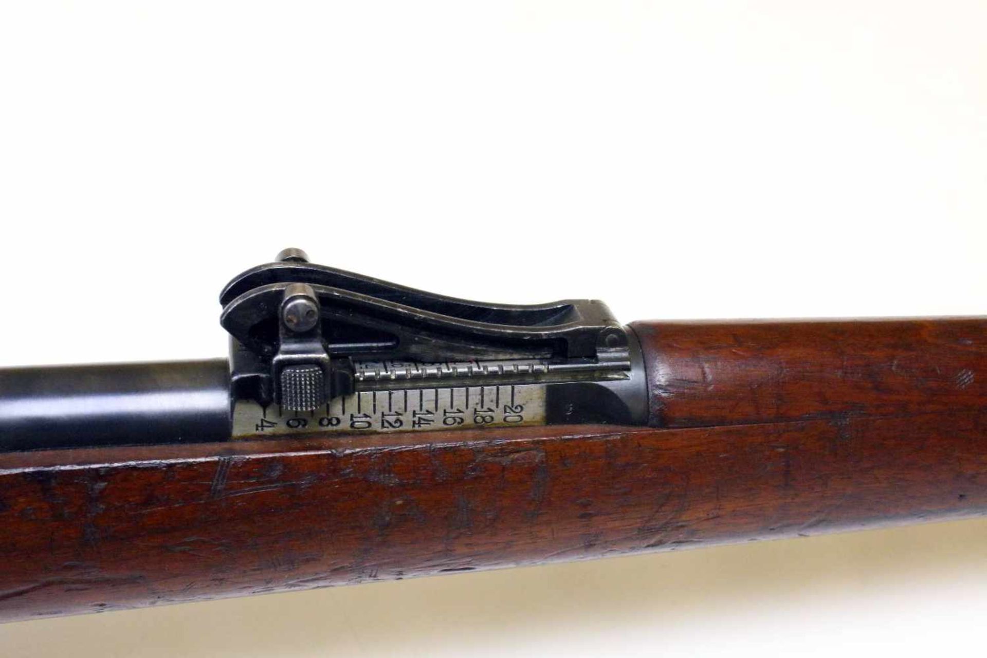 Mausergewehr M1909 Peru Cal. 7,65 x 53mm, Lauf rauh, narbig. Auf der Hülse das peruanische Wappen - Bild 5 aus 16