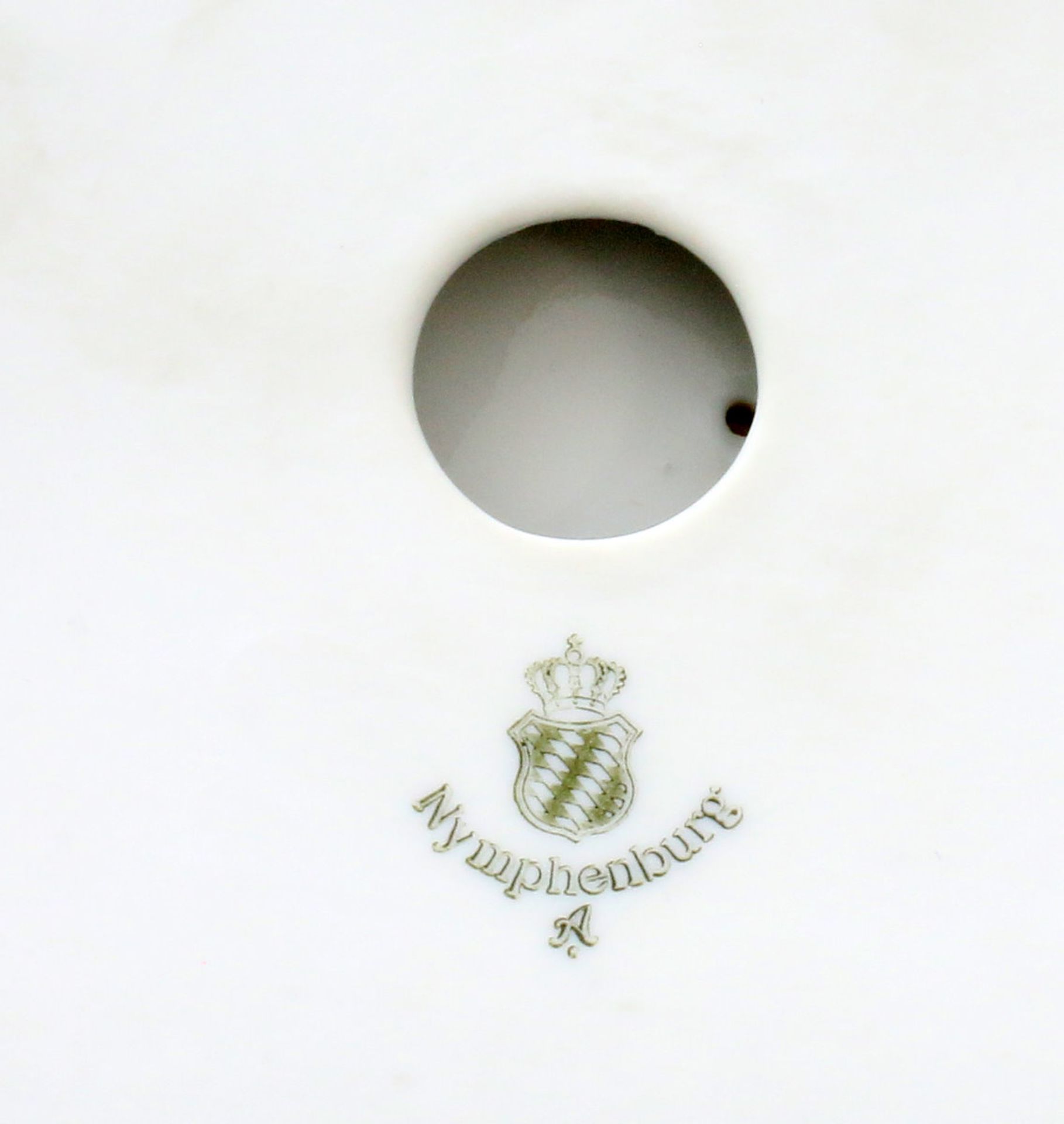 2 Nymphenburg Löwen Stehender, bekrönter Löwe mit Wappenschild "IL" für König Ludwig, - Bild 8 aus 8