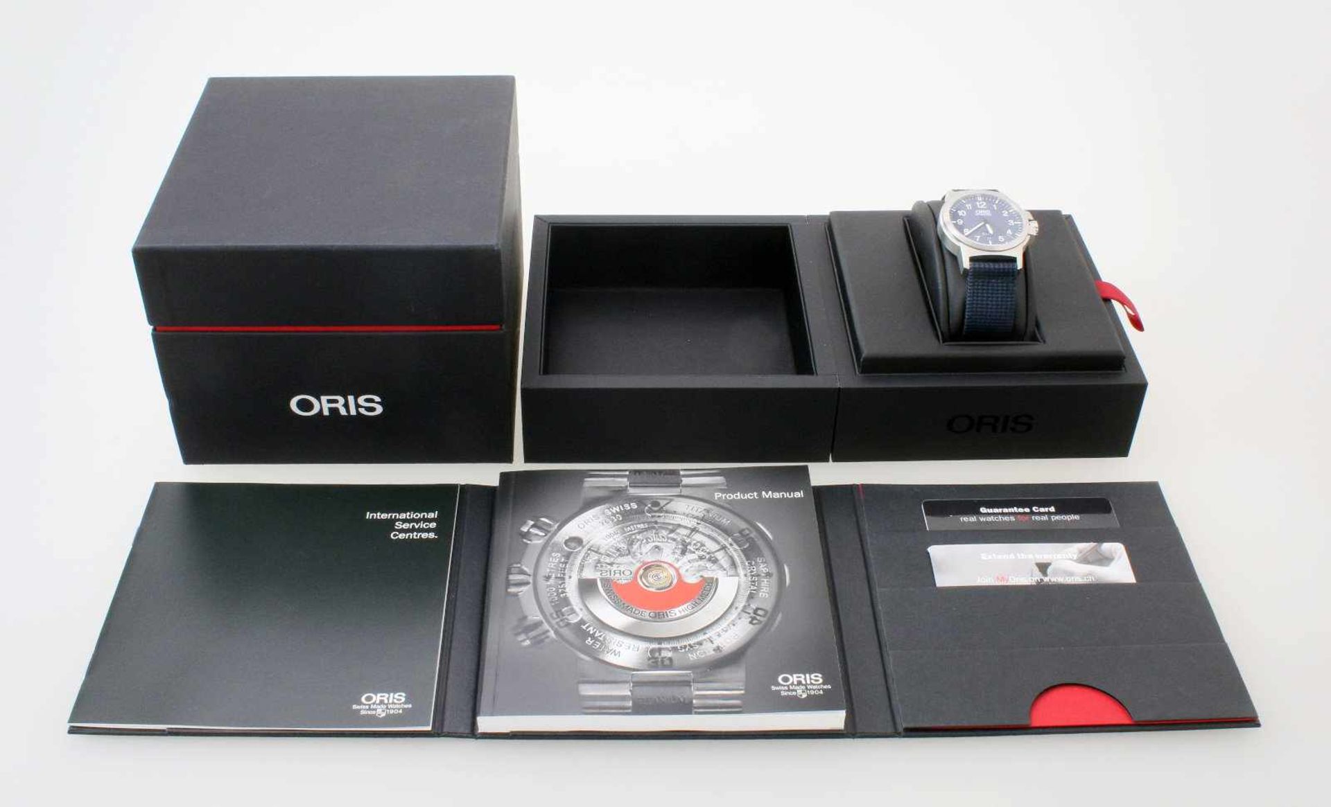 Armbanduhr Oris Aviation BC3 Advanced Day Date Automatikwerk, Edelstahlgehäuse Ø 42 mm, Safirglas,