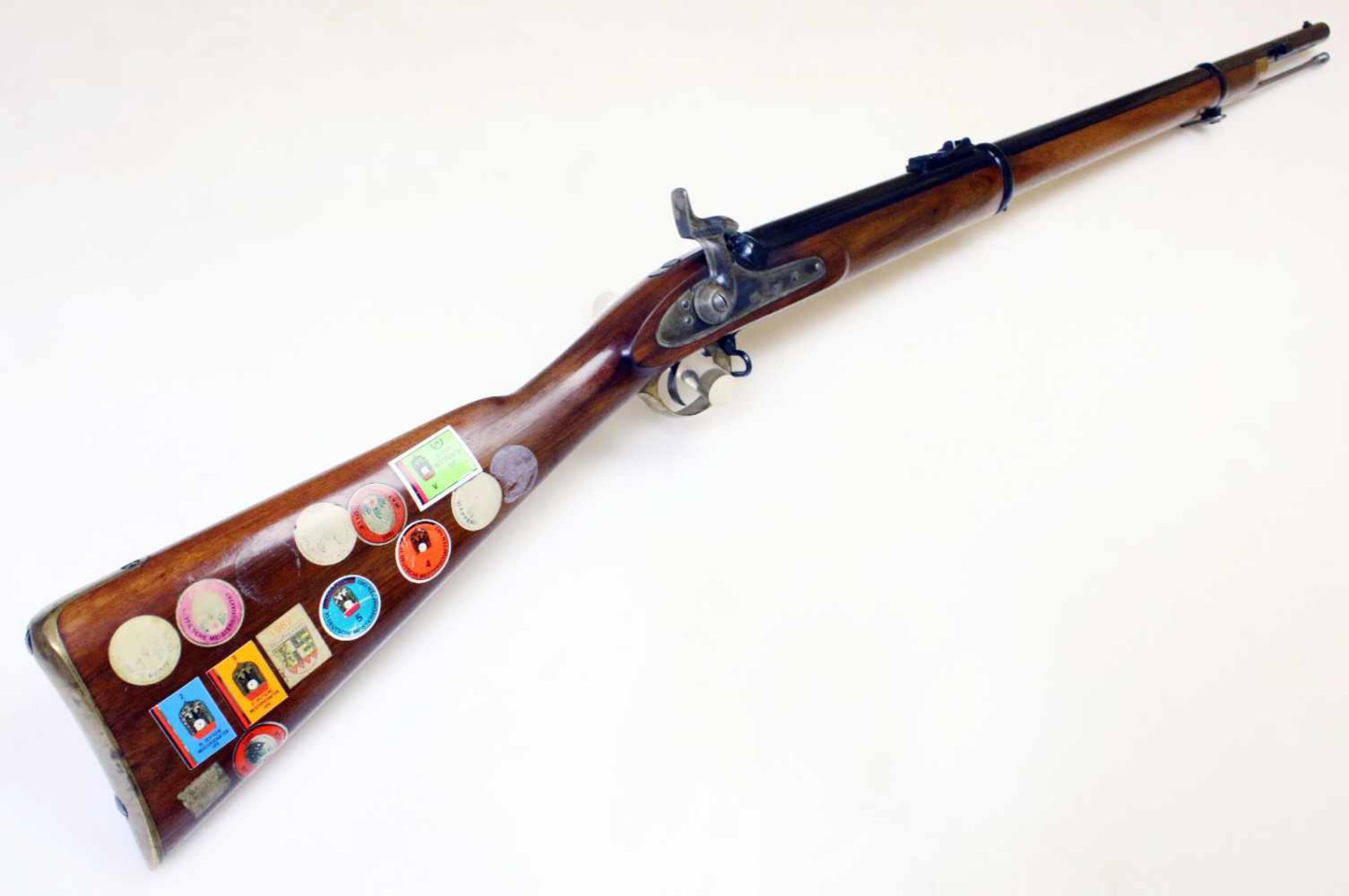 Enfield M1858 2 Band Perkussions-Dienstgewehr von Parker Hale Birmingham England Cal. .58.