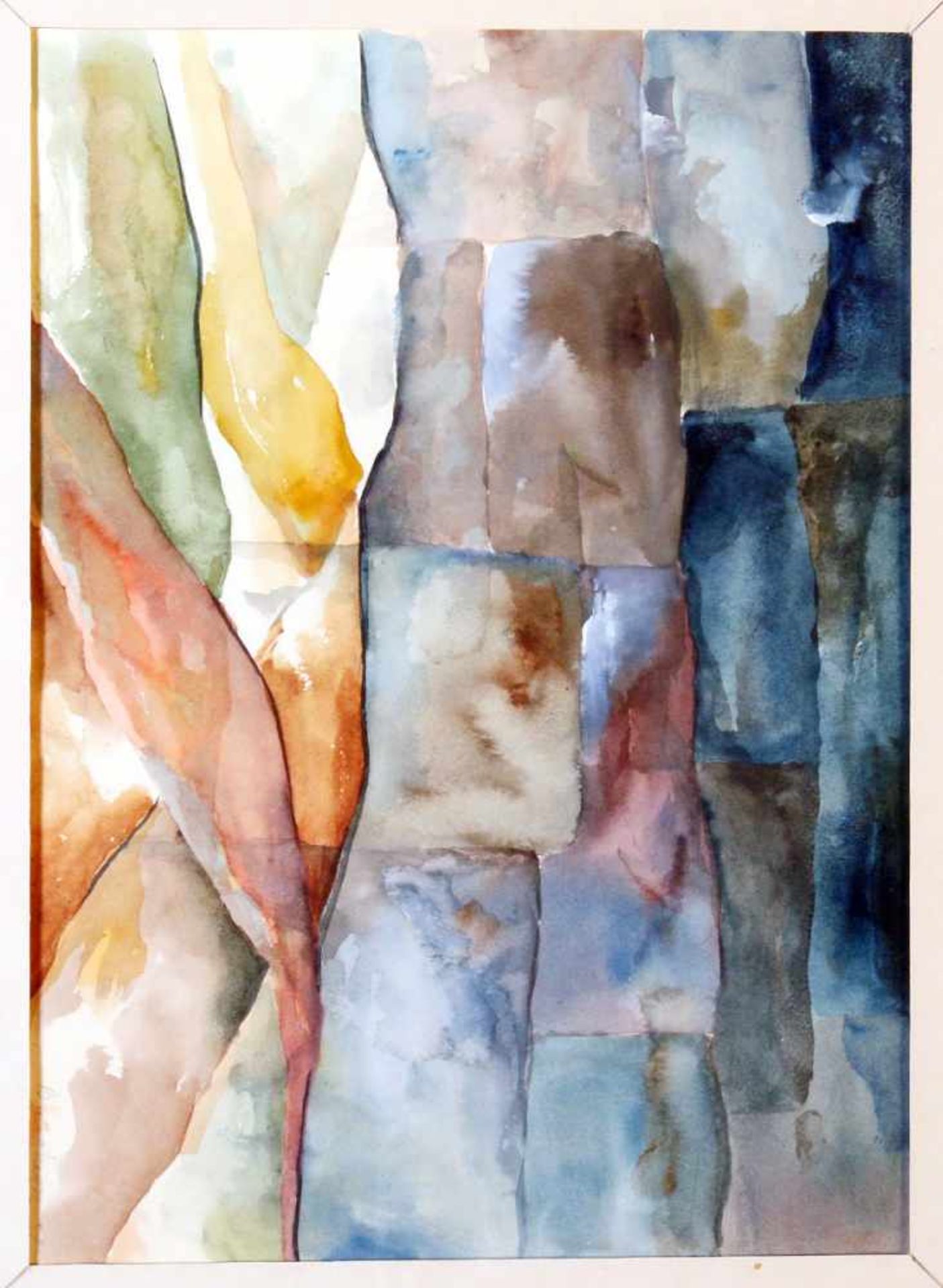 "Landschaft" - Eduard Bargheer (1901-1979) Aquarell auf Papier, unten rechts signiert und datiert "