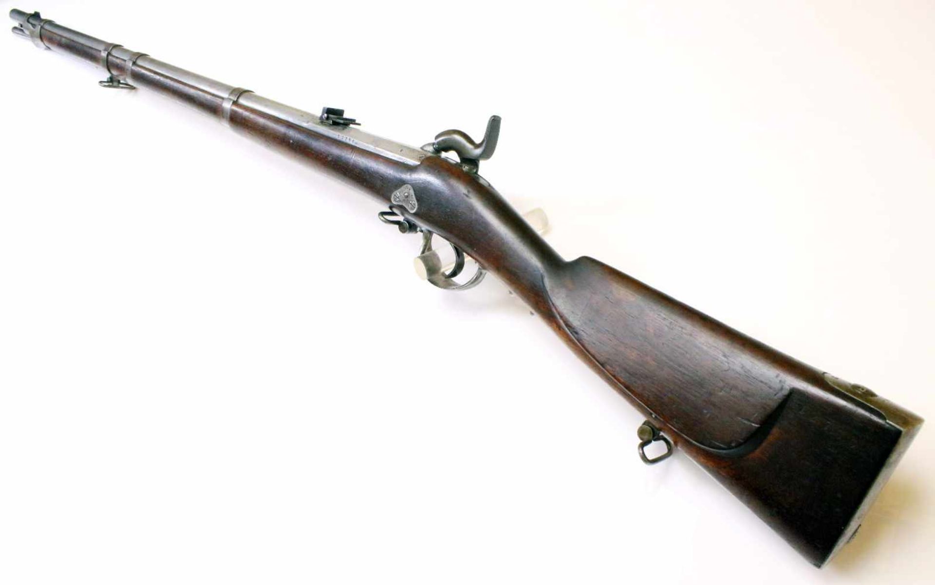Perkussionsmuskete - P.J. Malherbe Dit Goffontaine Mod. 1851 Saxon / Dresden Rifle 4fach - Bild 7 aus 18