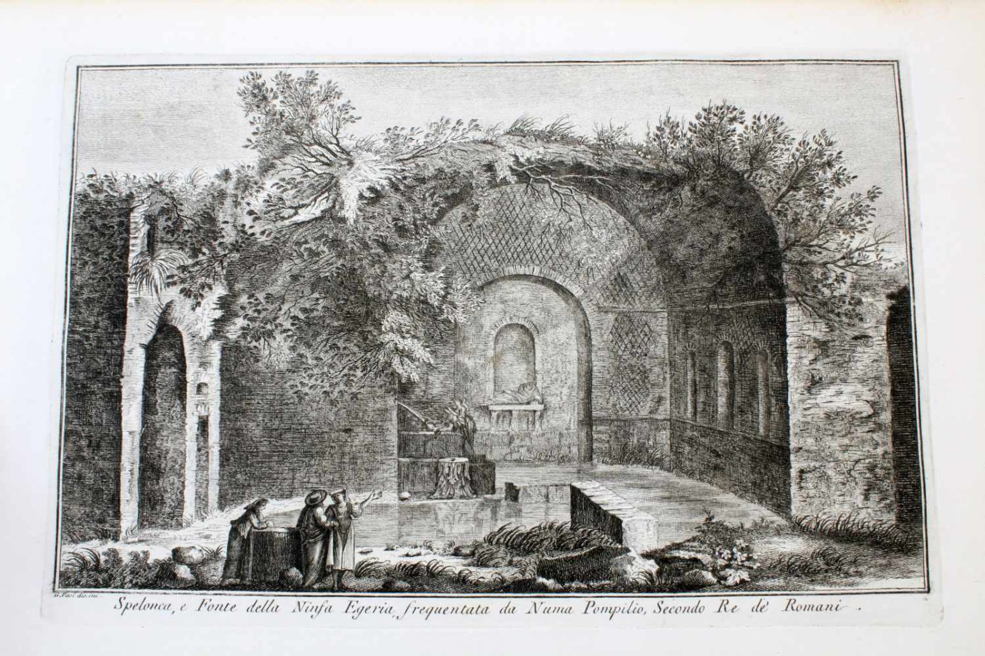 Roma - 64 Originalradierungen Ansichten von Rom - Giuseppe Vasi (1710 - 1782) Die Radierungen sind - Image 59 of 69