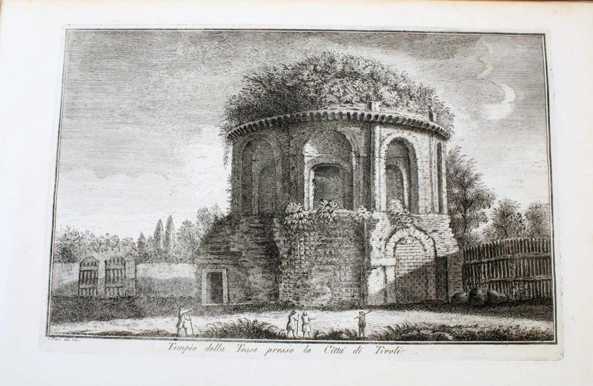 Roma - 64 Originalradierungen Ansichten von Rom - Giuseppe Vasi (1710 - 1782) Die Radierungen sind - Image 64 of 69