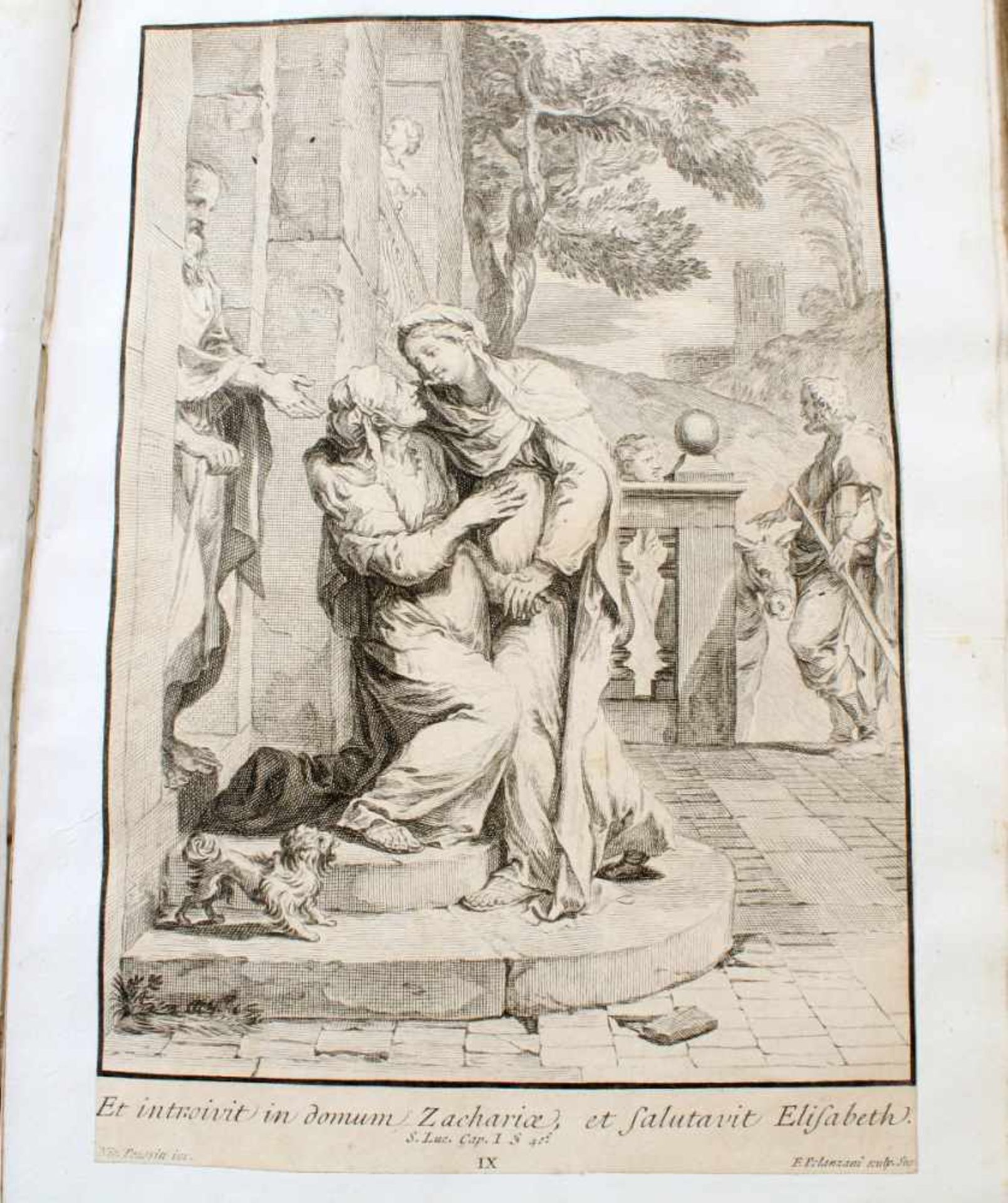 "Vita della gran machre di dio incisa in XXII. rami" - Nicolo Pussino (1594 - 1665) / Francesco - Bild 11 aus 25