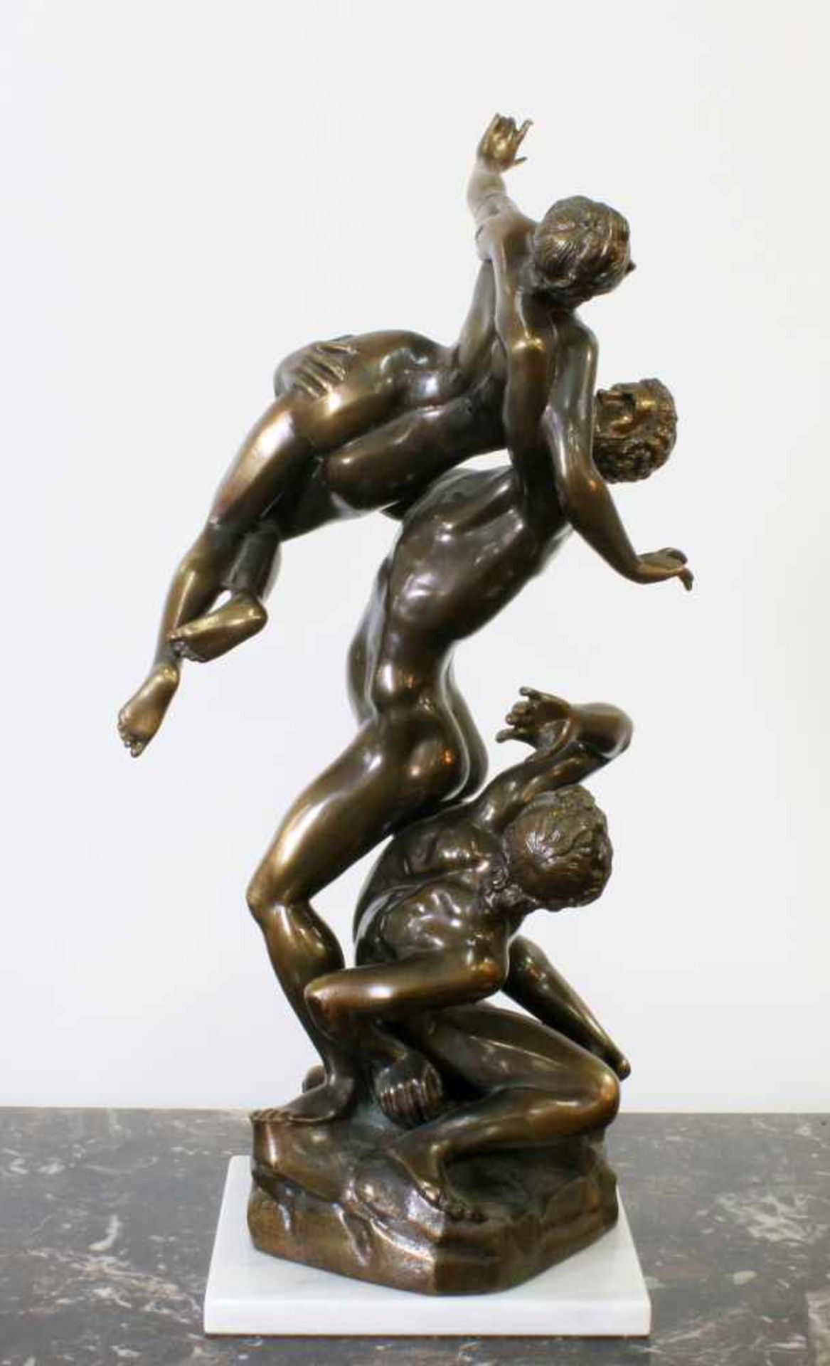 Bronzeskulptur "Raub einer Sabinerin" nach Antonio Susini (1578 - 1624, Italien) Die Skulptur aus - Bild 2 aus 6