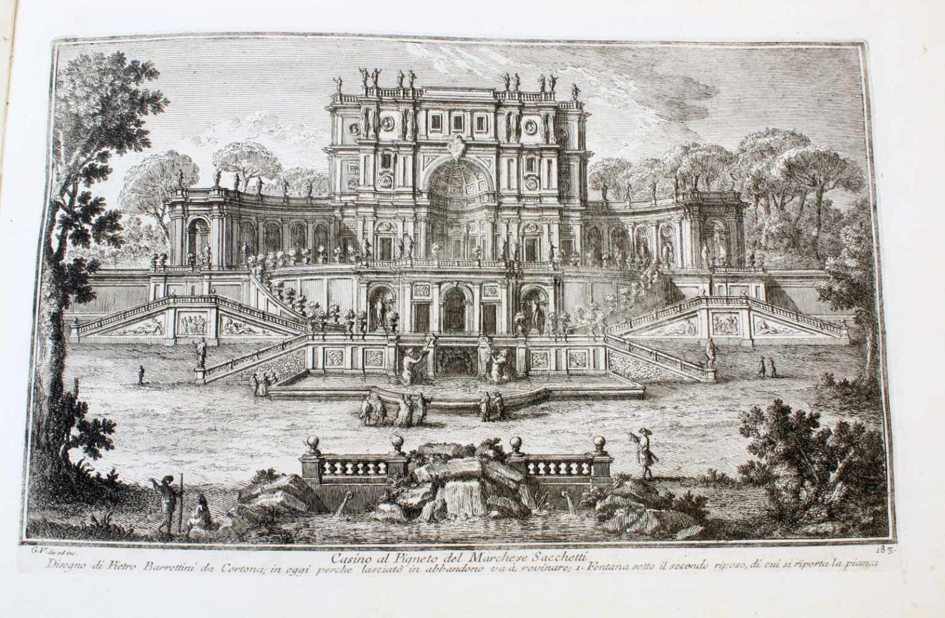 Roma - 64 Originalradierungen Ansichten von Rom - Giuseppe Vasi (1710 - 1782) Die Radierungen sind - Bild 62 aus 69