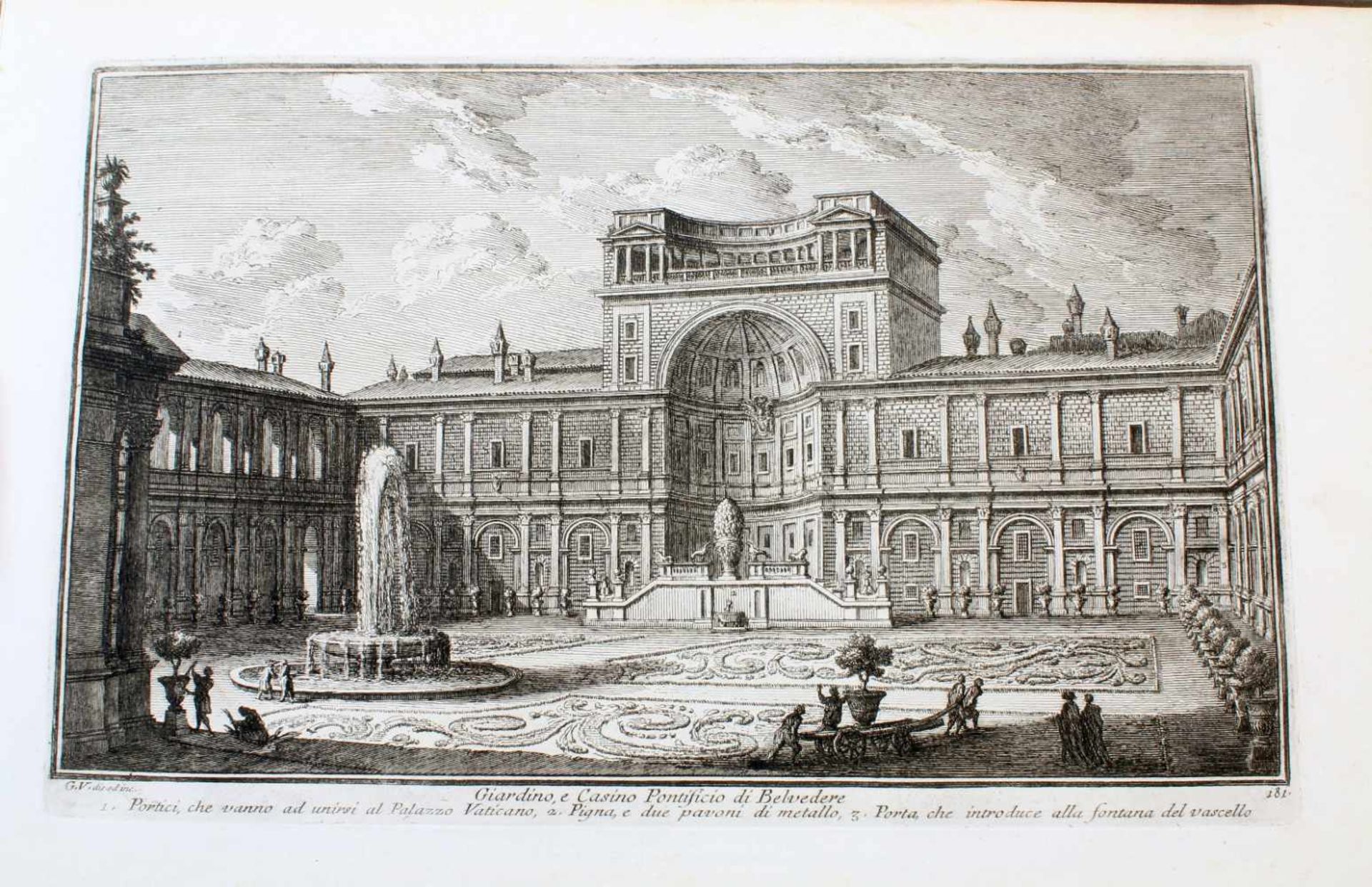 Roma - 64 Originalradierungen Ansichten von Rom - Giuseppe Vasi (1710 - 1782) Die Radierungen sind - Bild 61 aus 69