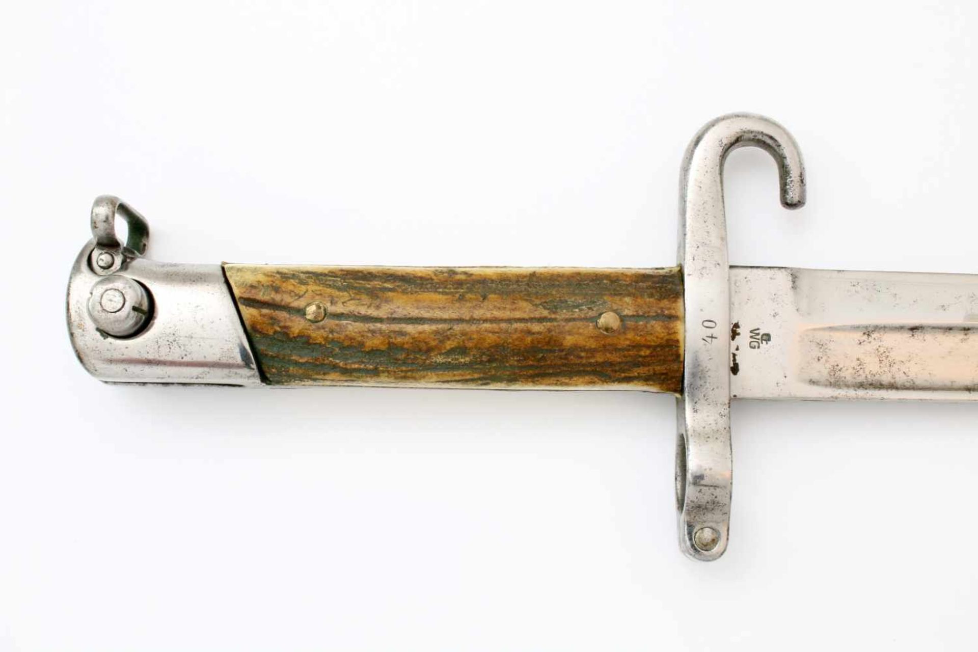 Messerbajonett M95 Eigentumsstück Für Repetierstutzen M95, Klinge mit Hoheits- und - Bild 4 aus 4