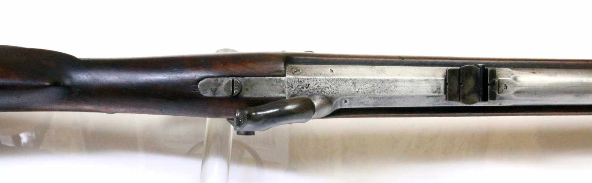 Perkussionsmuskete - P.J. Malherbe Dit Goffontaine Mod. 1851 Saxon / Dresden Rifle 4fach - Bild 4 aus 18