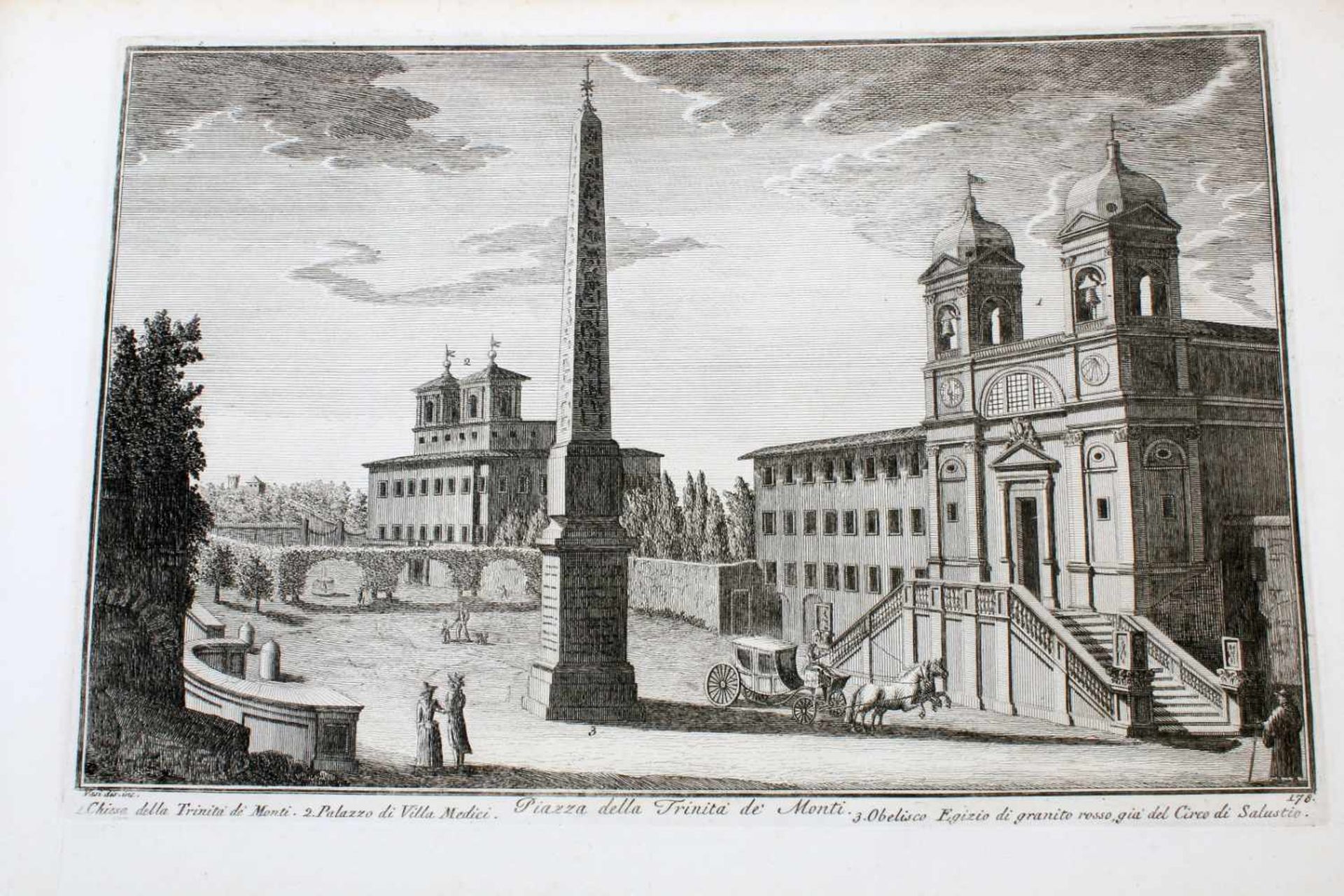 Roma - 64 Originalradierungen Ansichten von Rom - Giuseppe Vasi (1710 - 1782) Die Radierungen sind - Bild 11 aus 69