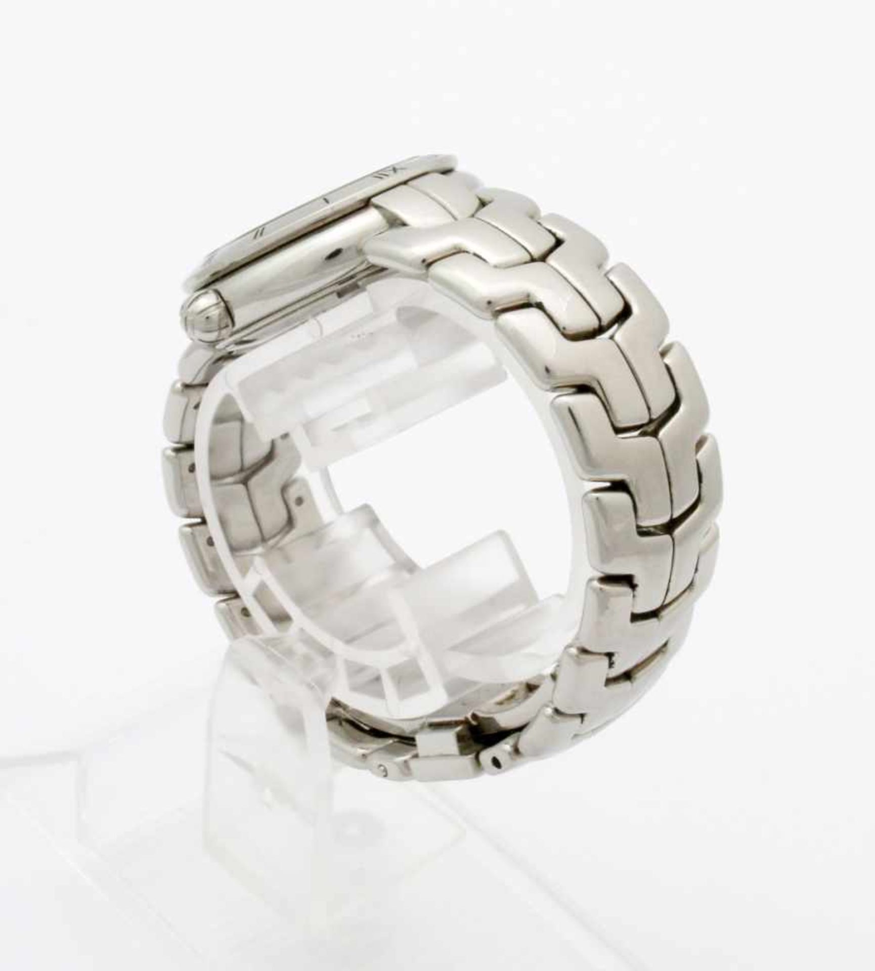 Armbanduhr TAG HEUER Link Ladies mit Brillanten Quarzwerk, Edelstahlgehäuse, Ø 29 mm, schwarzes - Bild 7 aus 7