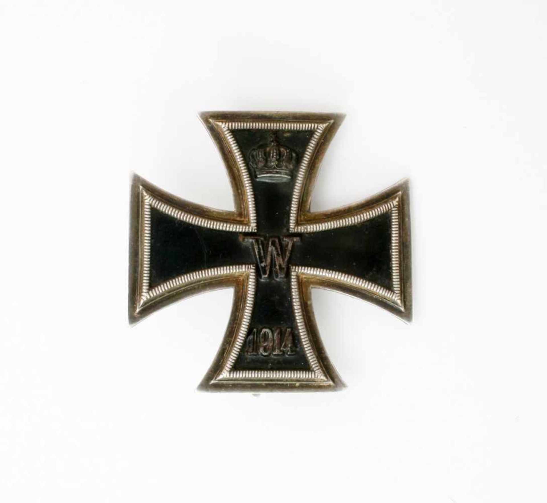 1. Weltkrieg - Eisernes Kreuz 1. Klasse 1914Flache Ausführung an taillierter Nadel.