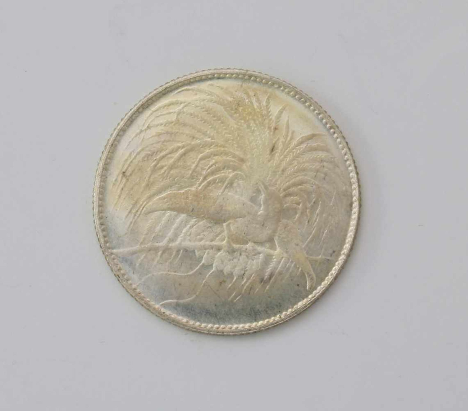 1 Neuguinea Mark 1894Silbermünze, Spiegelglanz, A, 6 g., Ø 7,4 mm, in der Kapsel.