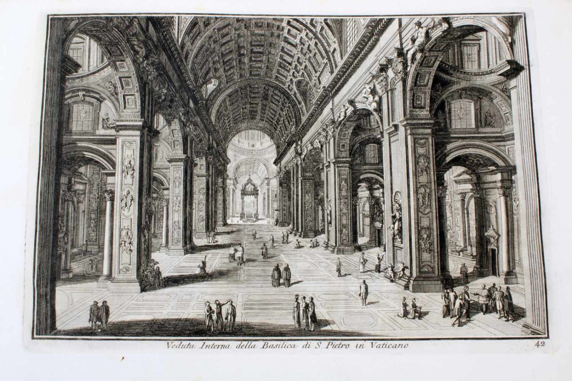 Roma - 64 Originalradierungen Ansichten von Rom - Giuseppe Vasi (1710 - 1782)Die Radierungen sind - Bild 19 aus 69