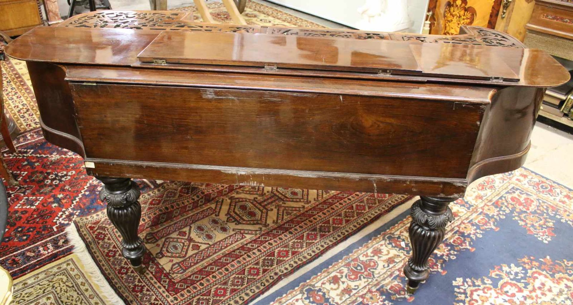 Flügel - Grand Piano - Carl Alpers KopenhagenFlügel Ende 19. Jh., Nussbaumholz, innen Metallrahmen - Bild 12 aus 12