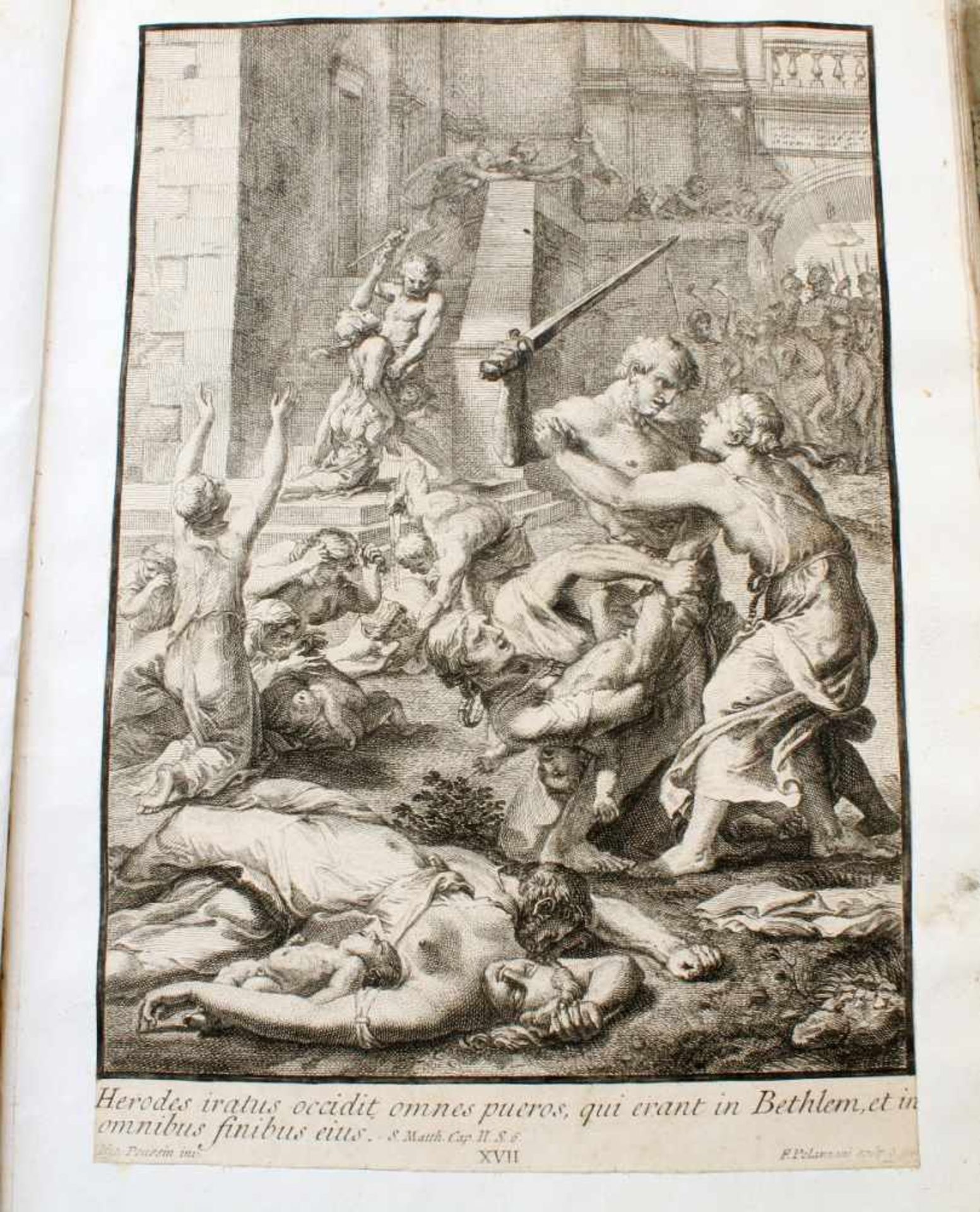 "Vita della gran machre di dio incisa in XXII. rami" - Nicolo Pussino (1594 - 1665) / Francesco - Bild 19 aus 25