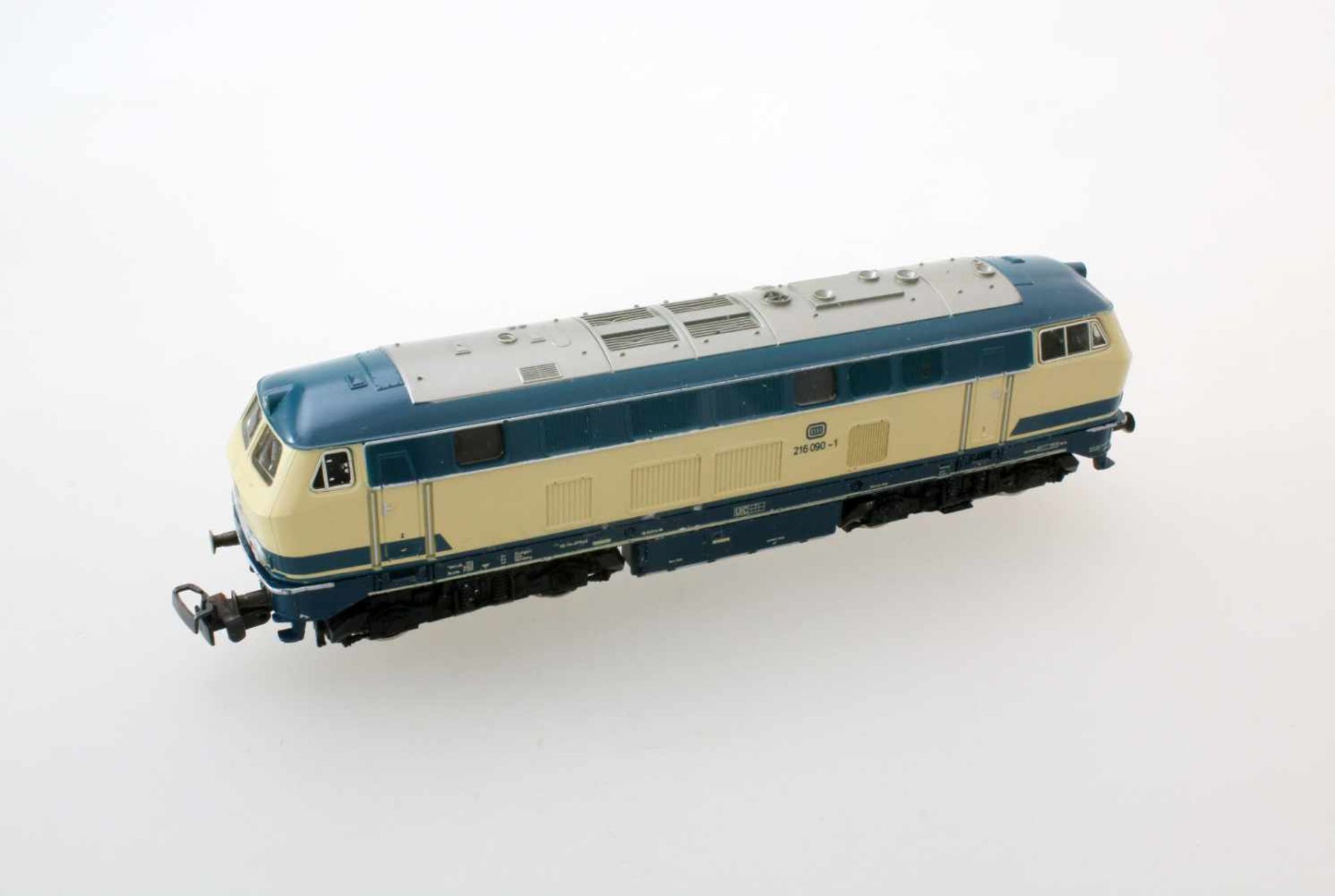 Märklin - Hamo-Lok 3074Modell BR 216, Spurweite HO, Gleichstrom, etwas Gebrauchspuren, im - Bild 2 aus 3