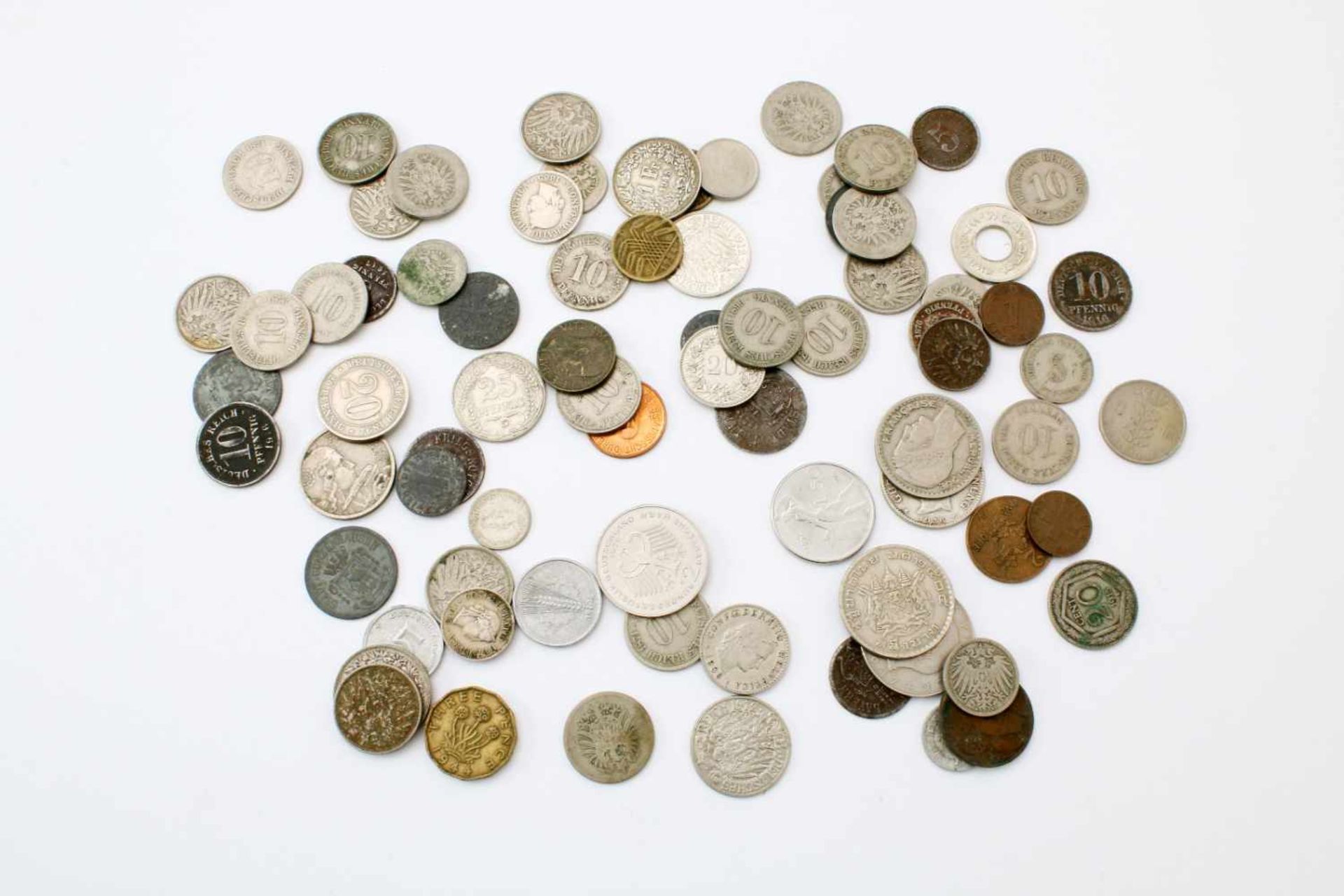 77 Kursmünzen Europa 19. & 20. Jahrhundert, tw. Silber - Fundgrubeunsortiert als Konvolut.