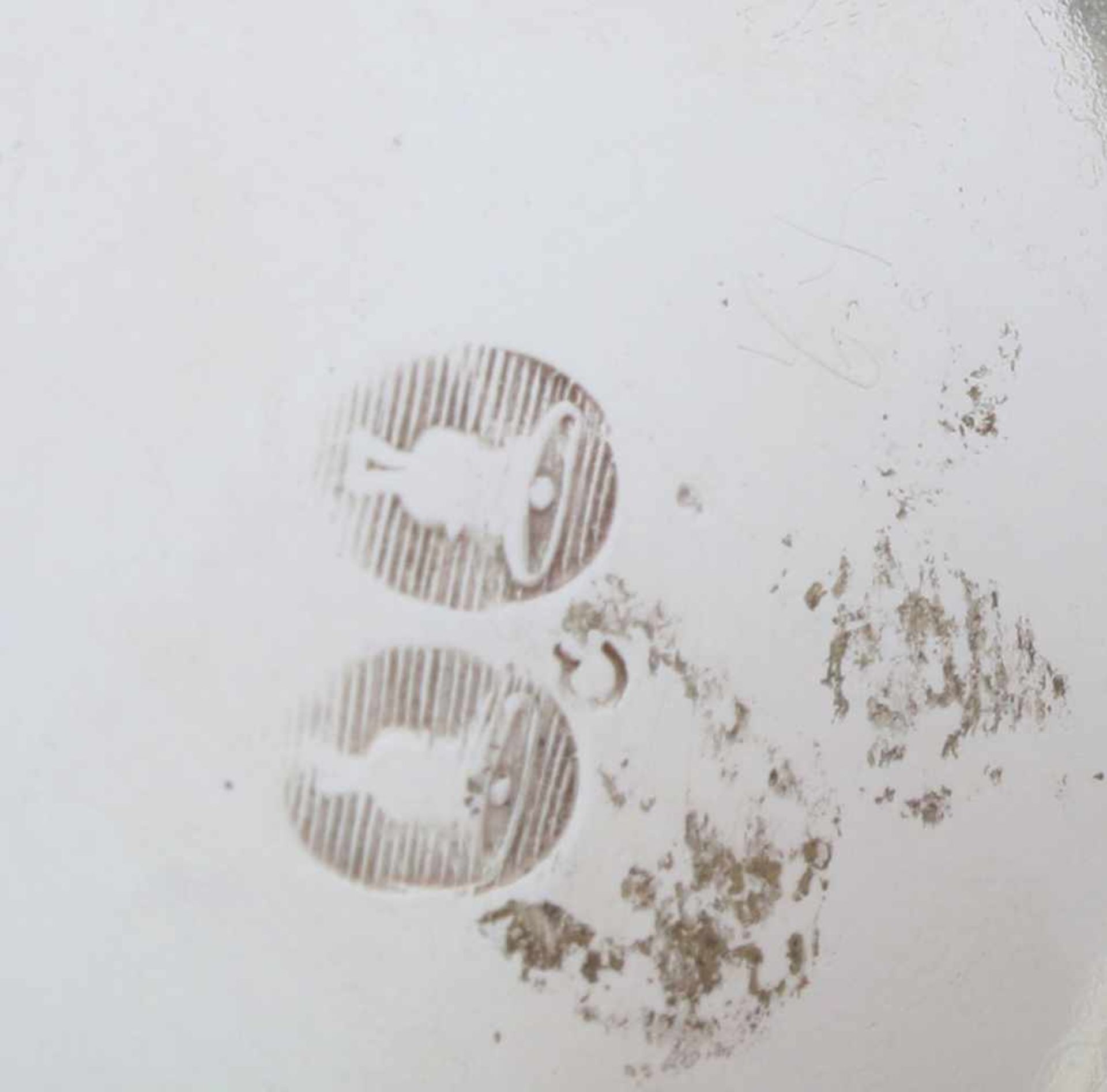 Versilberte Kanne - W&G Sissons Sheffield - 19. JahrhundertIm Fuß Glockenmarke von Sissons, - Bild 5 aus 5