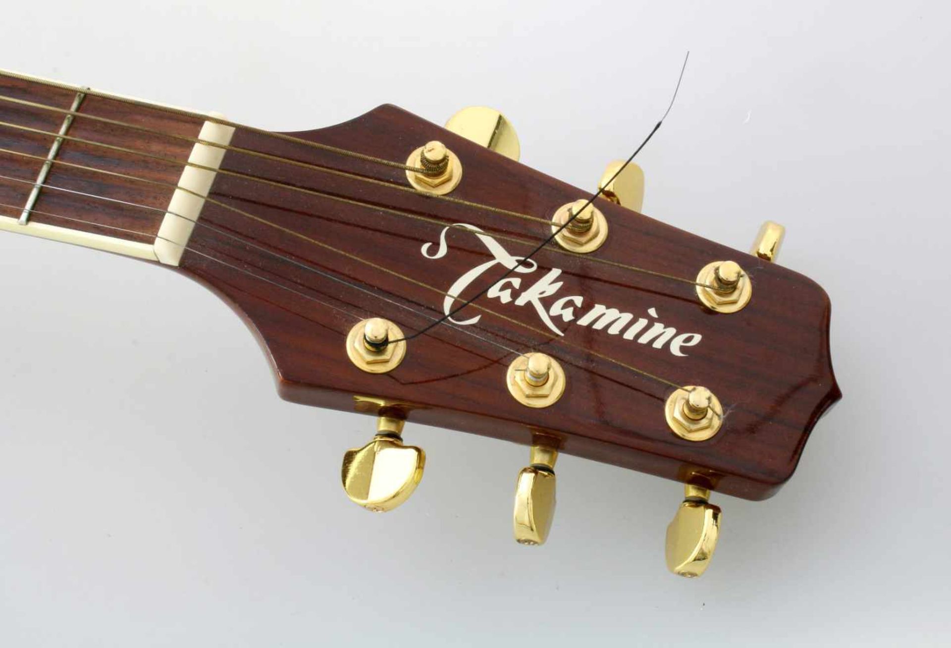 Westerngitarre Takamine EG-334c mit TonabnehmerIn sehr gutem spielbereitem Zustand, geringe - Bild 4 aus 5