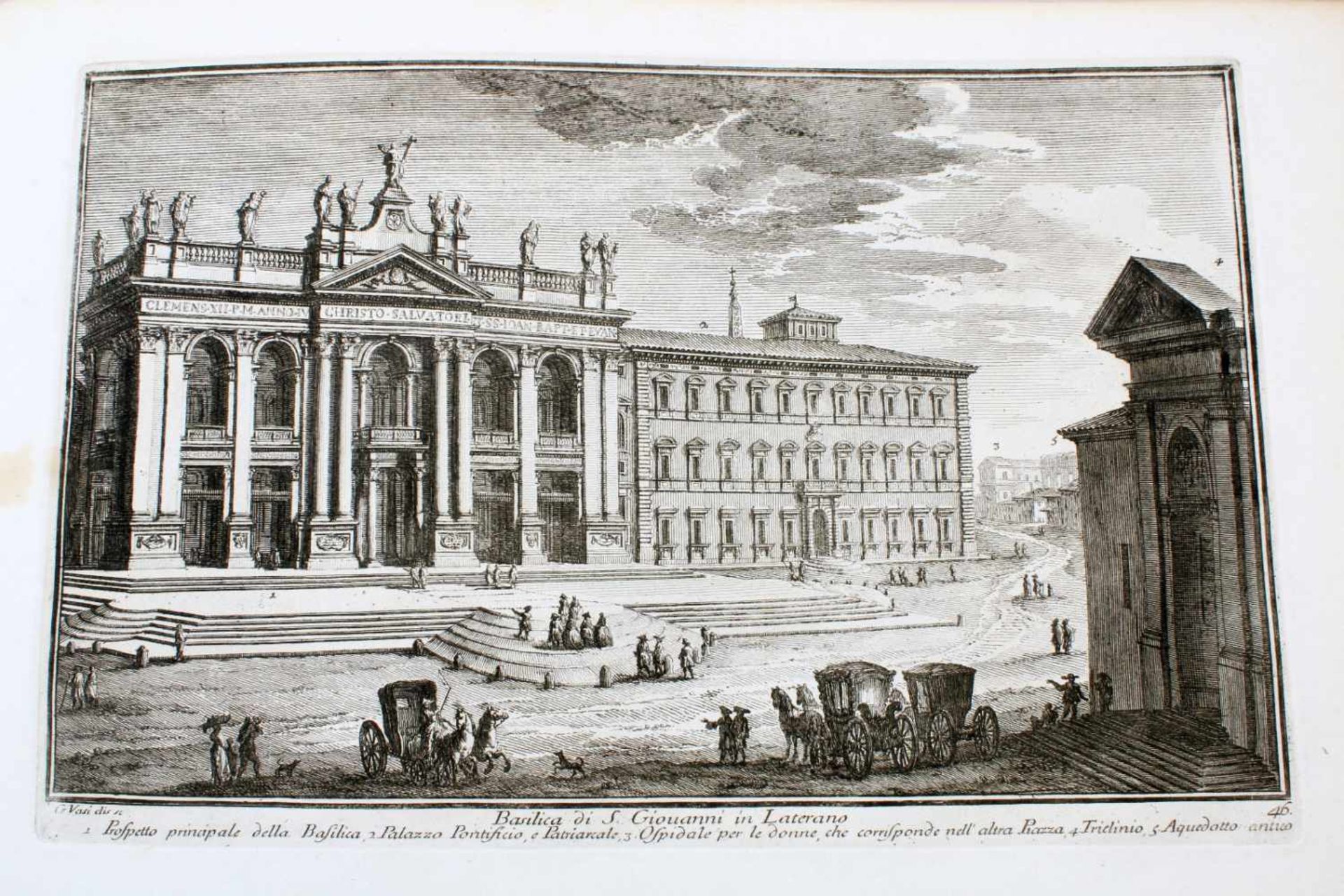 Roma - 64 Originalradierungen Ansichten von Rom - Giuseppe Vasi (1710 - 1782)Die Radierungen sind - Bild 21 aus 69