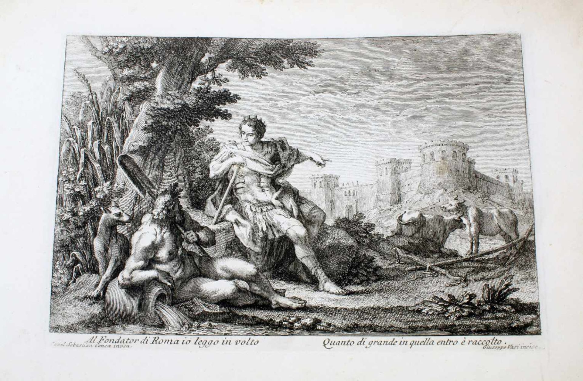 Roma - 64 Originalradierungen Ansichten von Rom - Giuseppe Vasi (1710 - 1782)Die Radierungen sind - Bild 3 aus 69