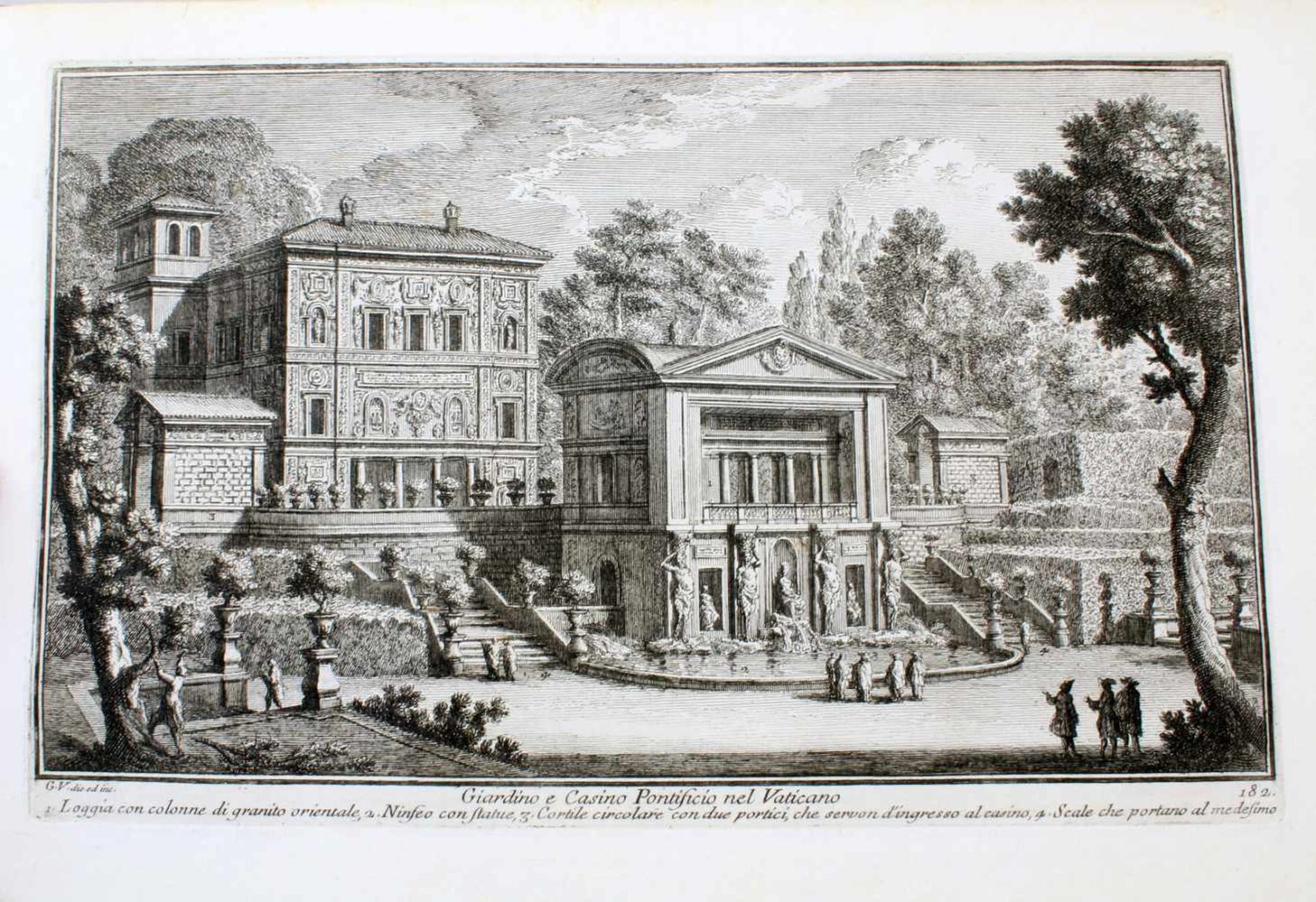 Roma - 64 Originalradierungen Ansichten von Rom - Giuseppe Vasi (1710 - 1782)Die Radierungen sind - Bild 63 aus 69