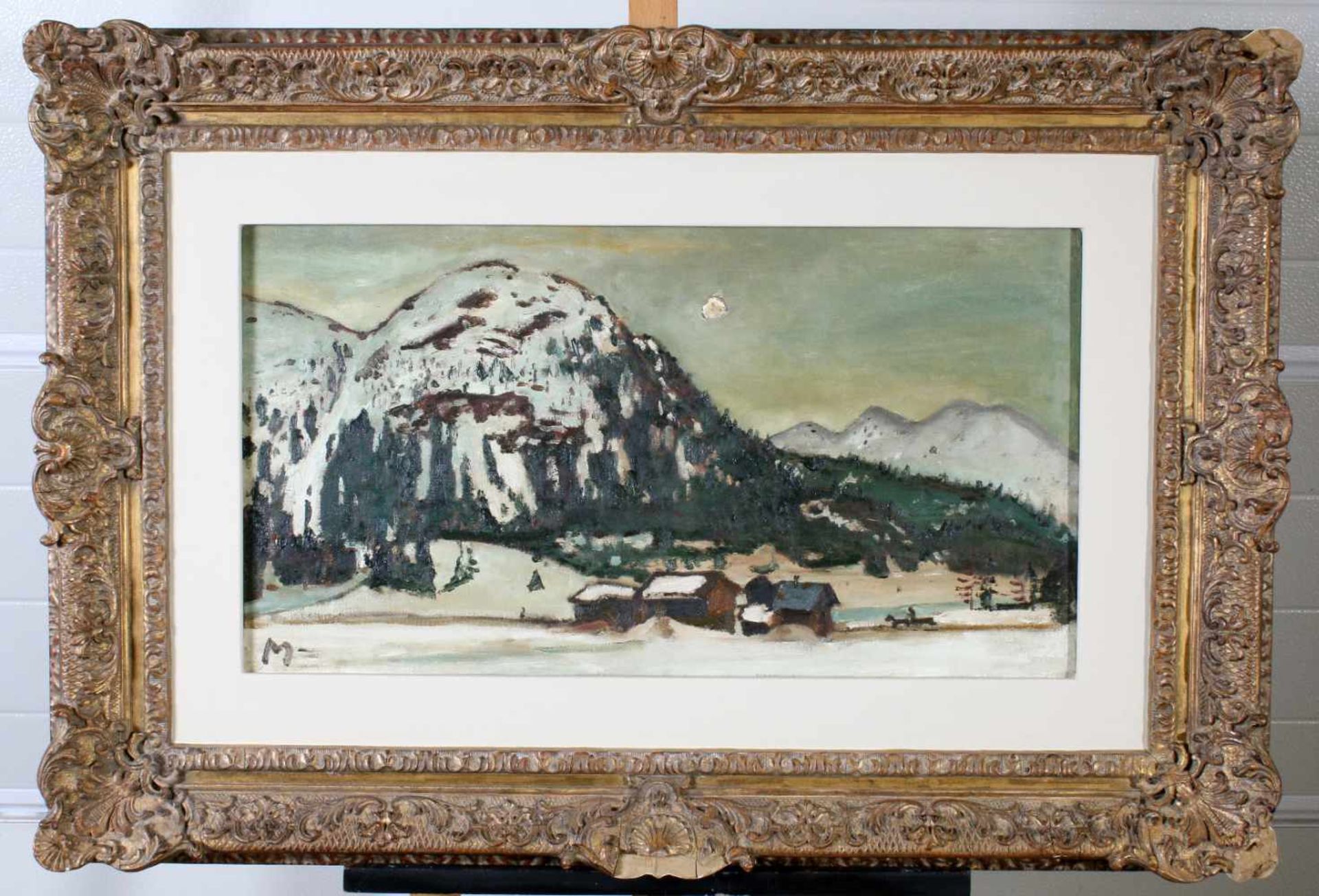 "Davoser Berglandschaft" - Hans Meyboden (1901-1965)Öl auf Leinwand, unten links - Bild 2 aus 3