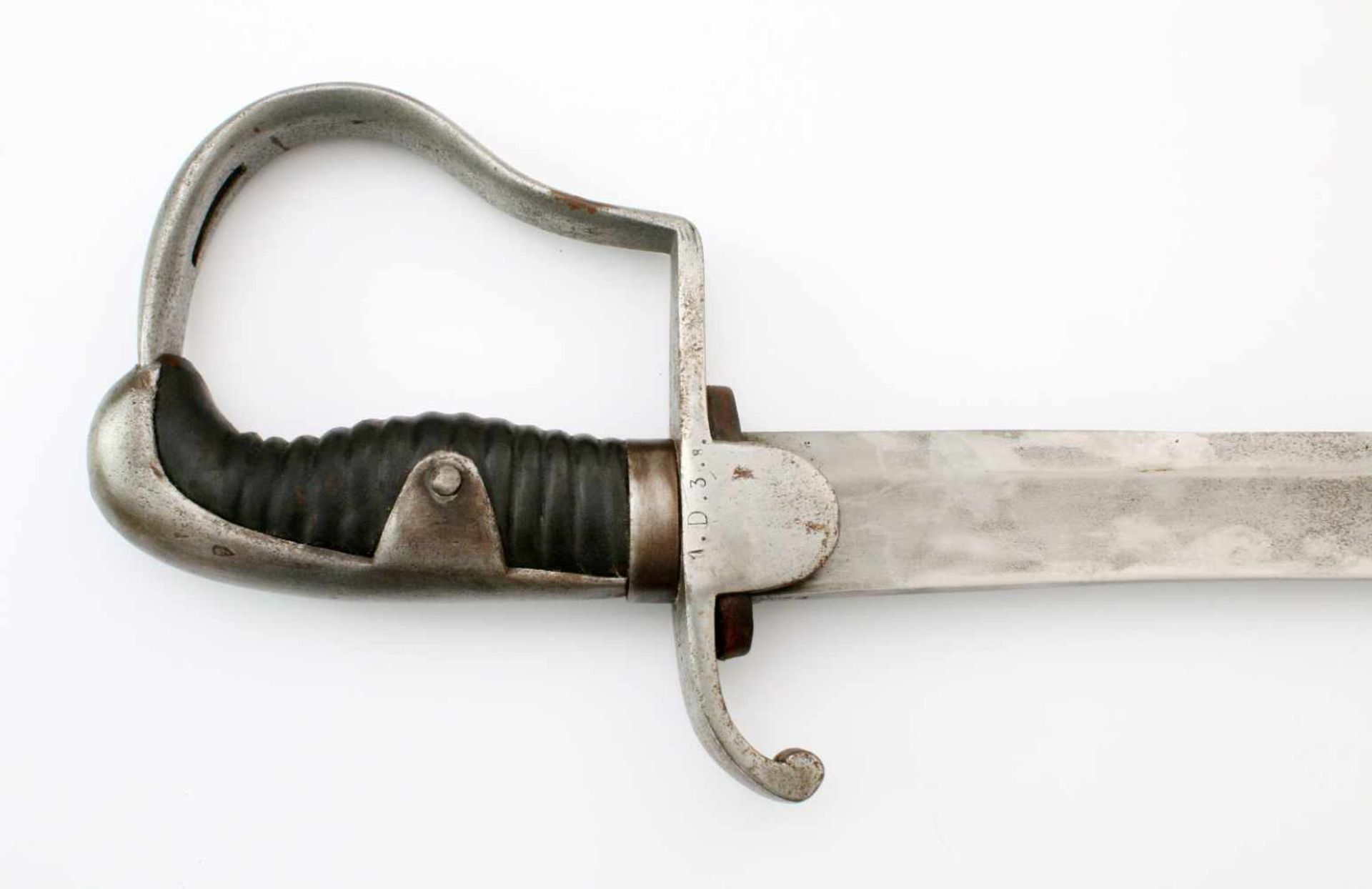 Preußen - Säbel M1811 "Blüchersäbel"Wuchtige, breit gekehlte, geschwungene Rückenklinge, Rücken - Bild 4 aus 5