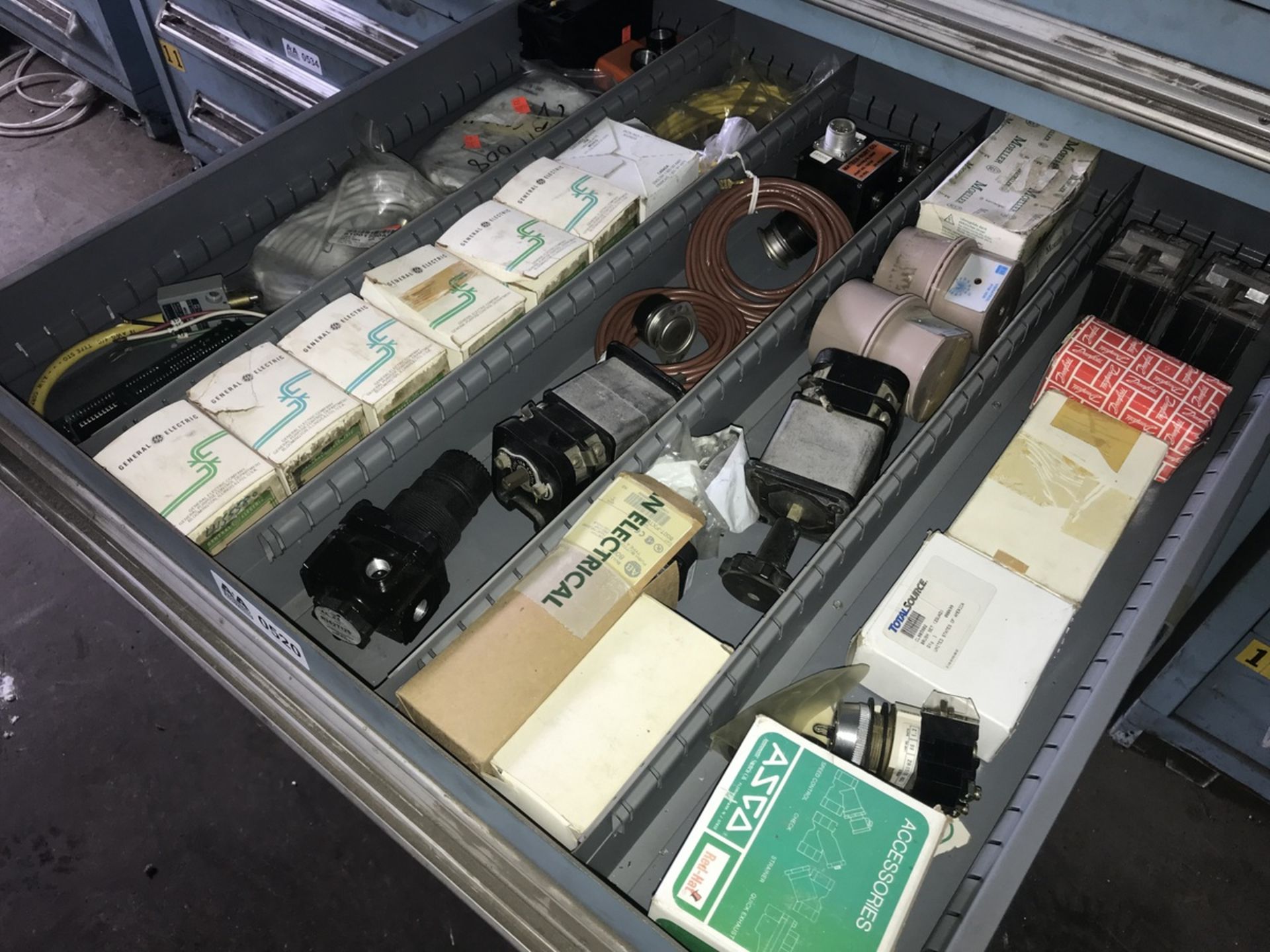 Contents of Drawer including sensors, boards, actuators, Asco Valves, relays, etc. - Image 2 of 3
