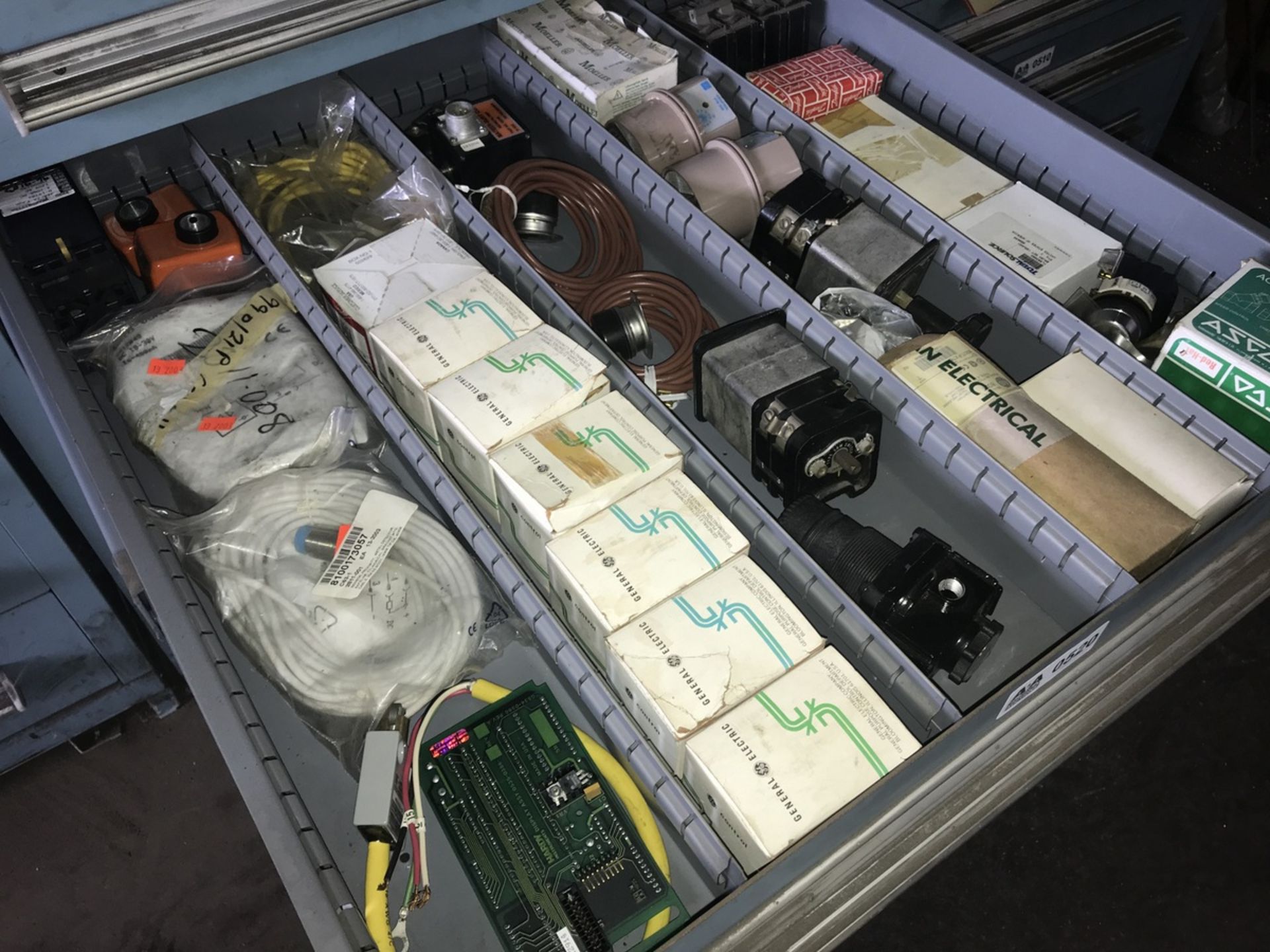 Contents of Drawer including sensors, boards, actuators, Asco Valves, relays, etc. - Image 3 of 3