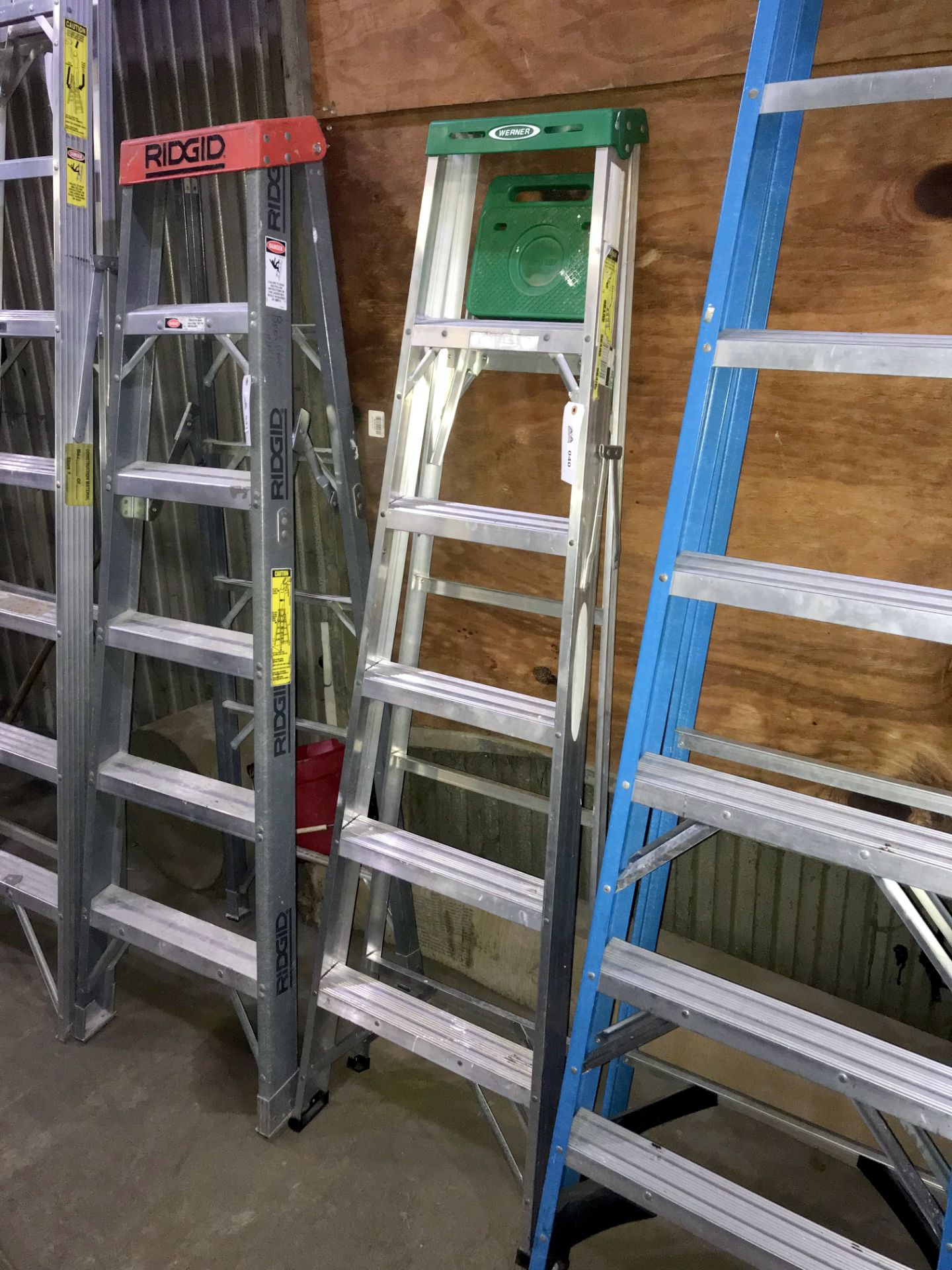 Werner 6' Aluminum Step Ladder (Located at 8300 National Highway, Pennsauken, NJ)